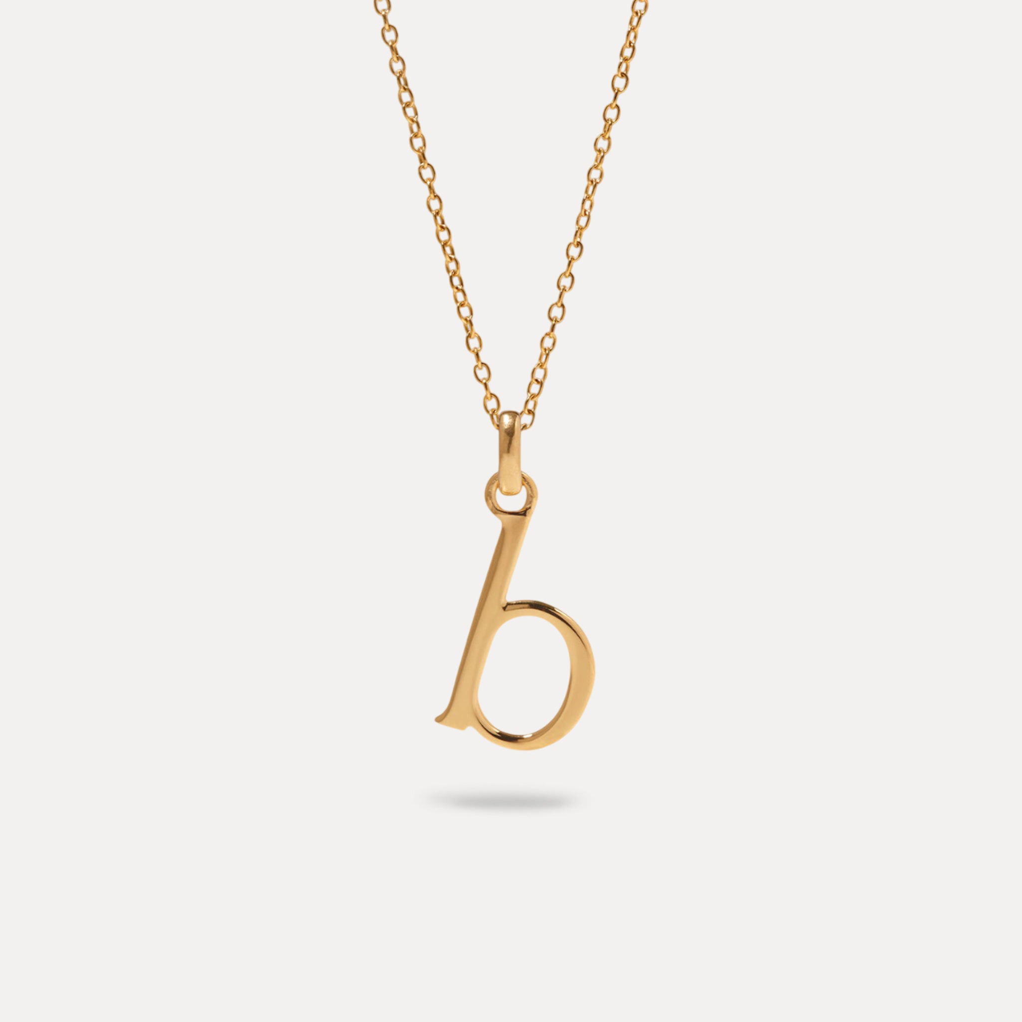 Initial with Anchor Chain | 14k Gold