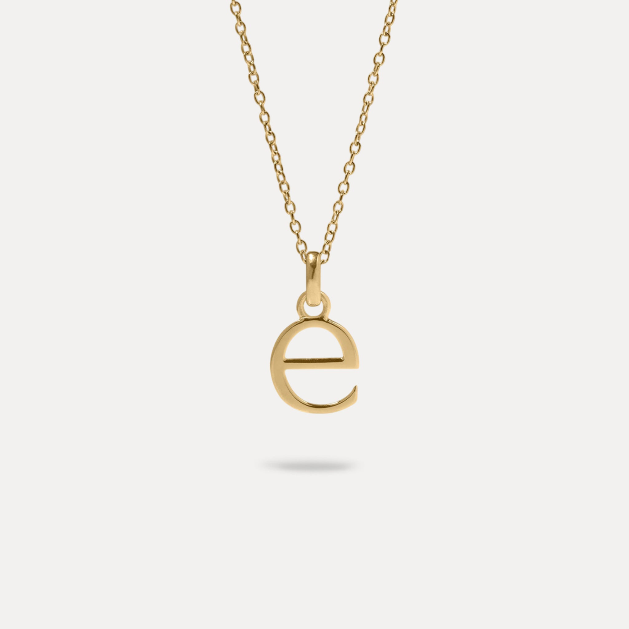 Initial with Anchor Chain | 14k Gold