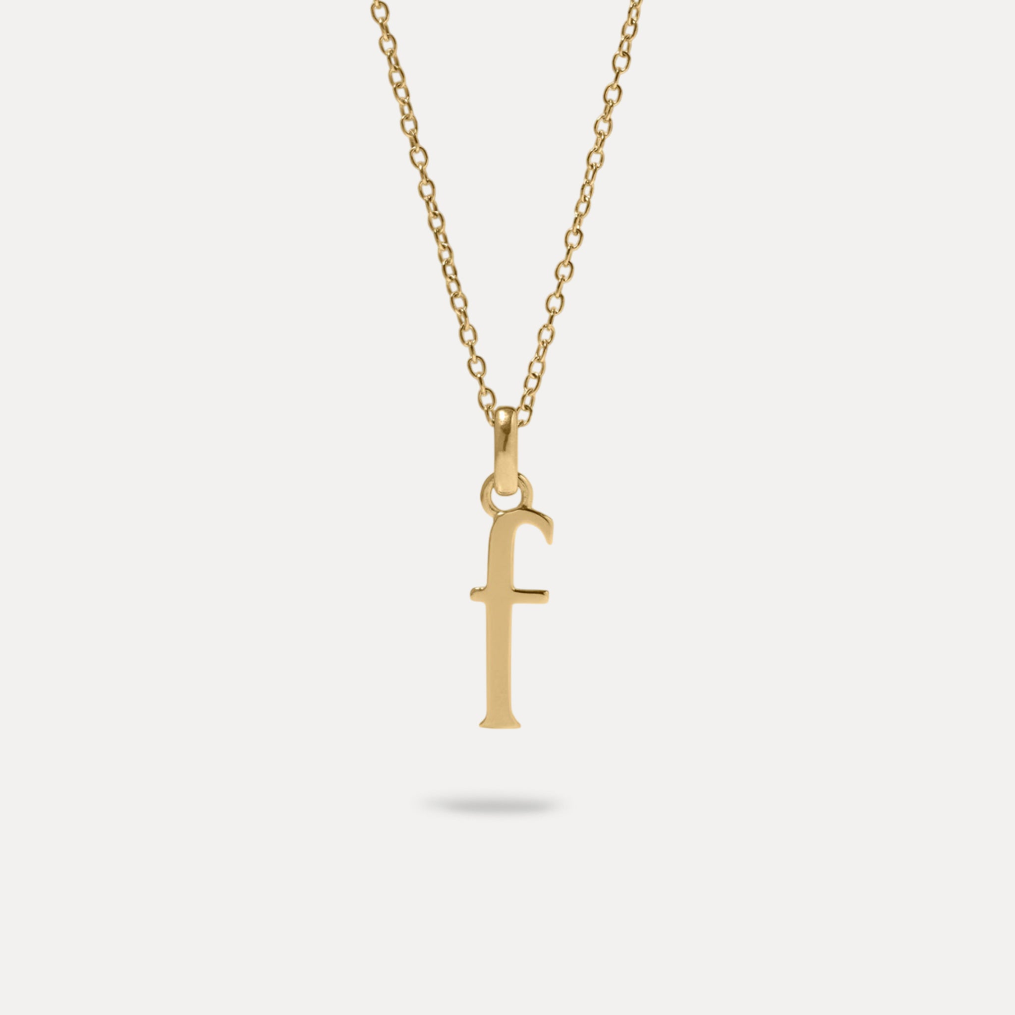 Initial with Anchor Chain | 14k Gold