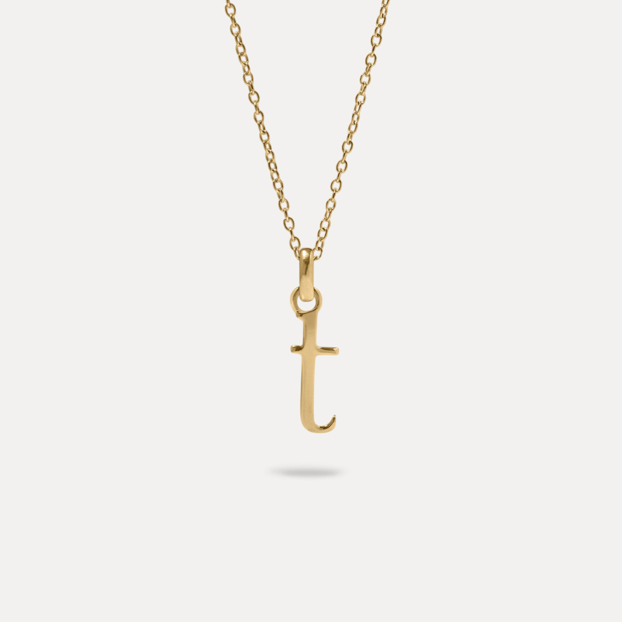 Initial with Anchor Chain | 14k Gold