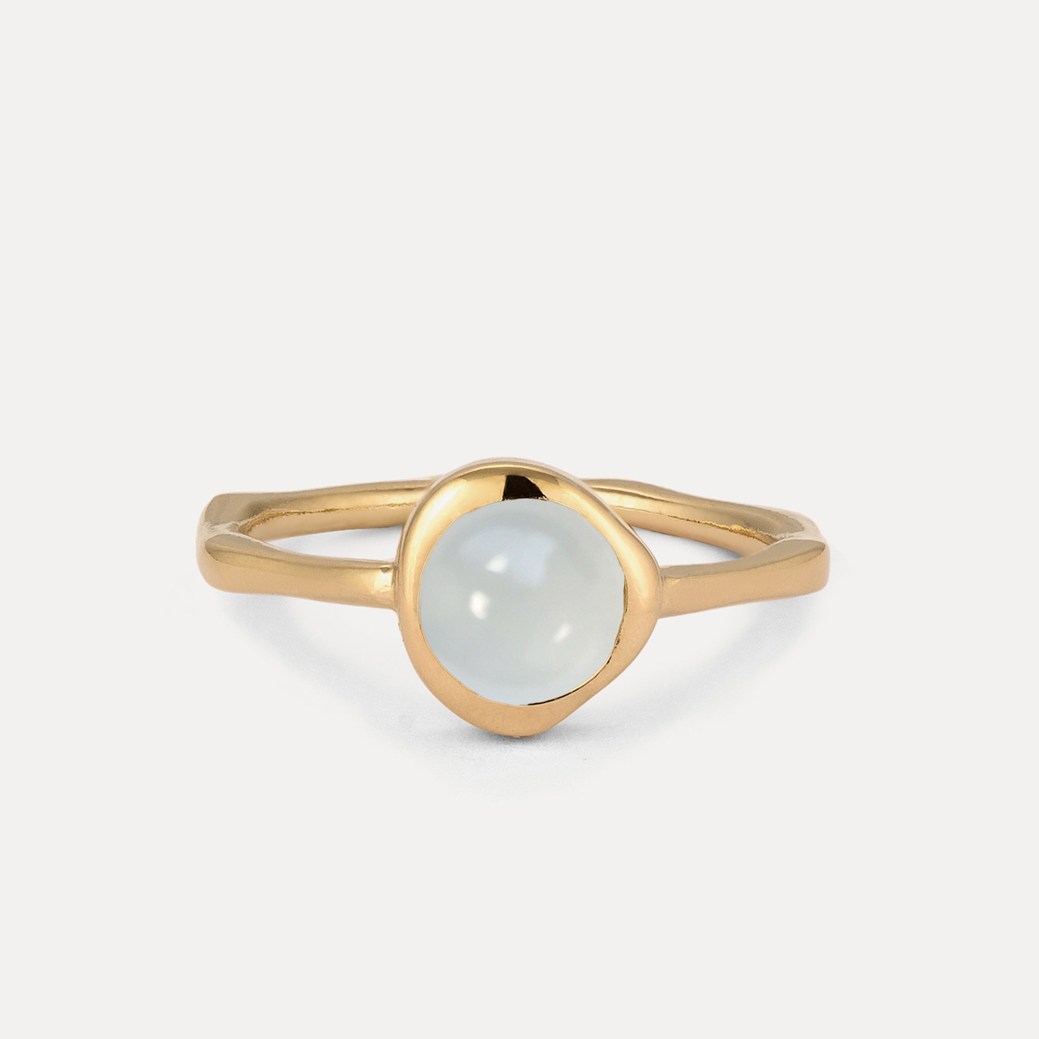 Zodiac Birthstone Ring | 14k Gold - Glossy