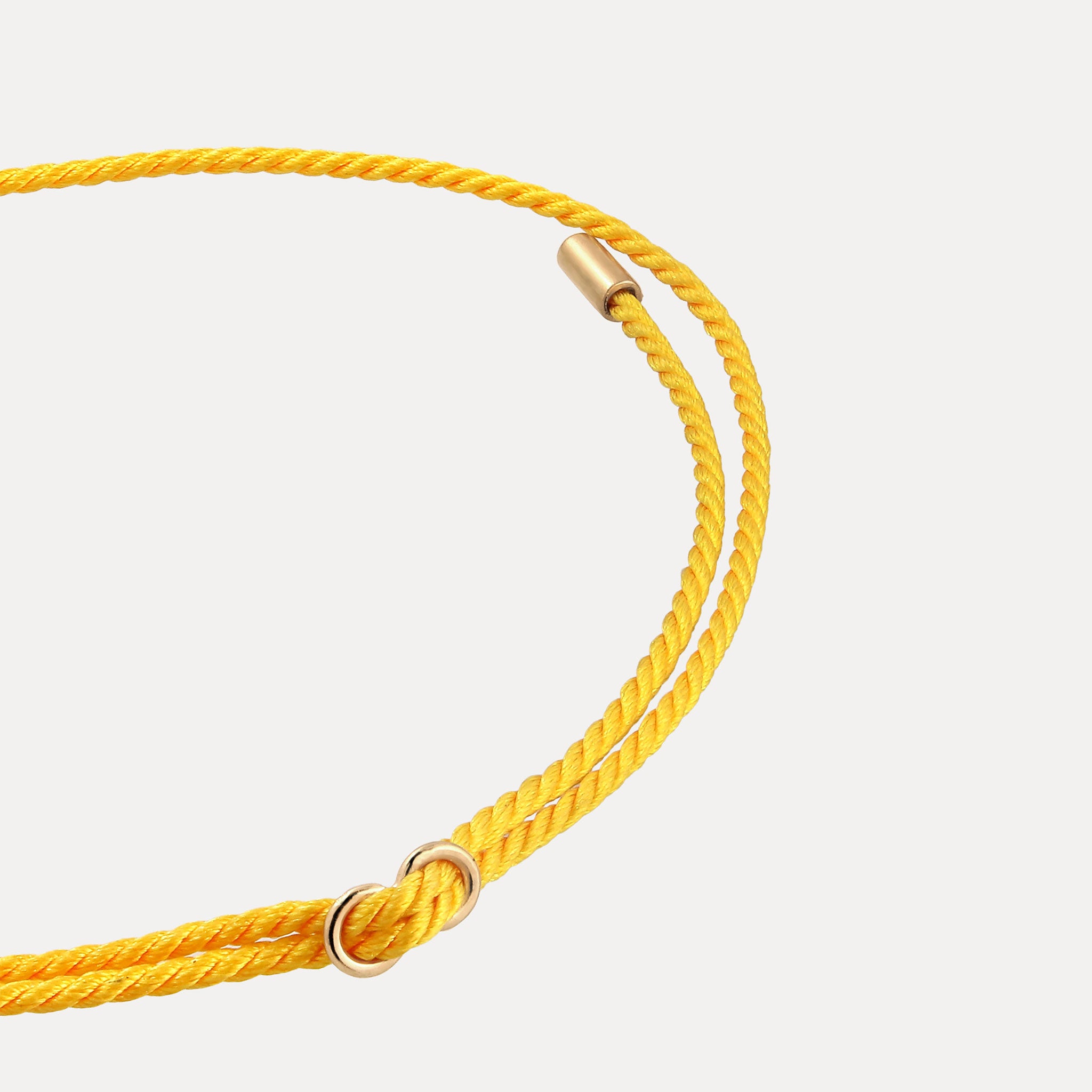 Tiny Key Cord Bracelet