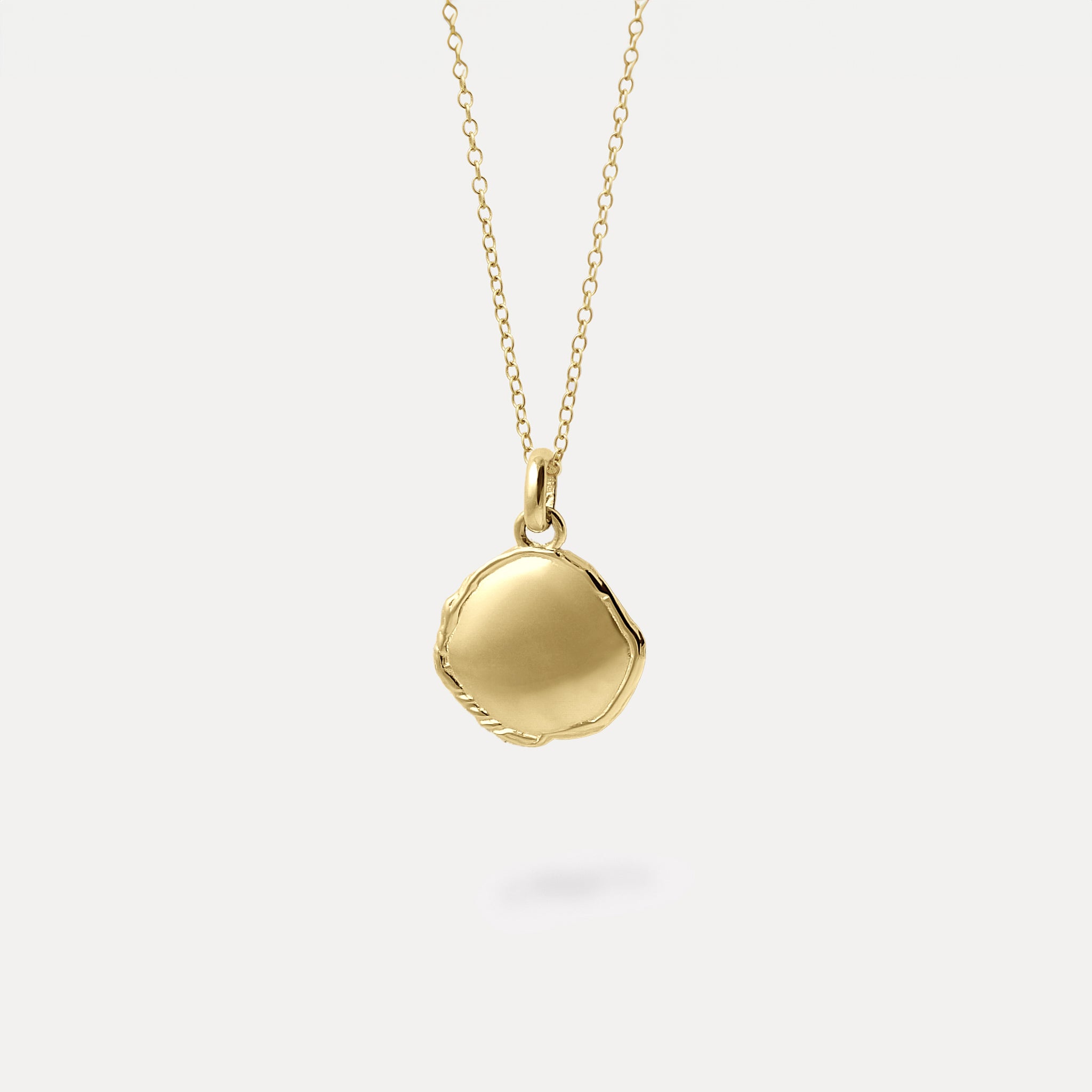 Mater Medallion Necklace | 14k Gold