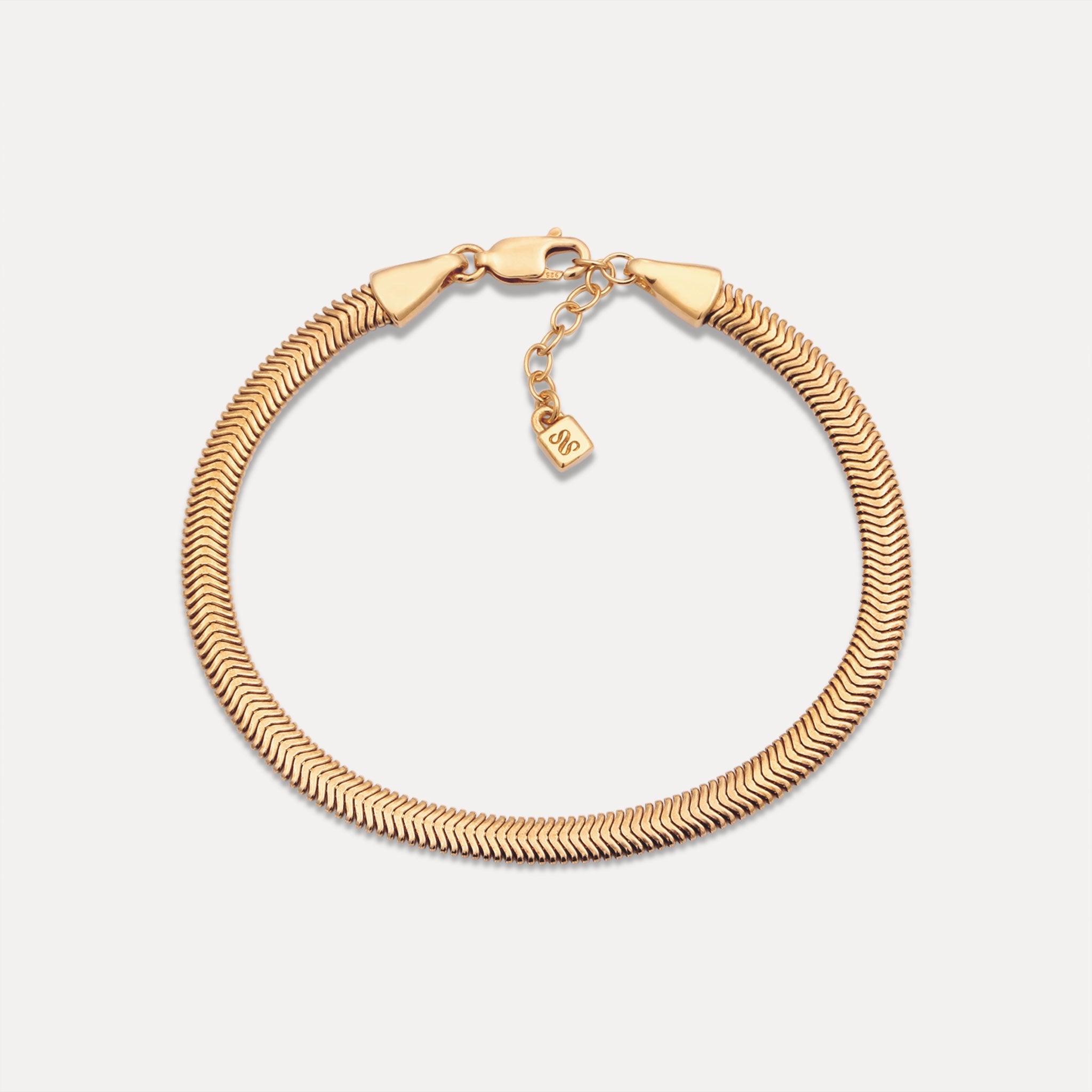 Herringbone Chain Bracelet