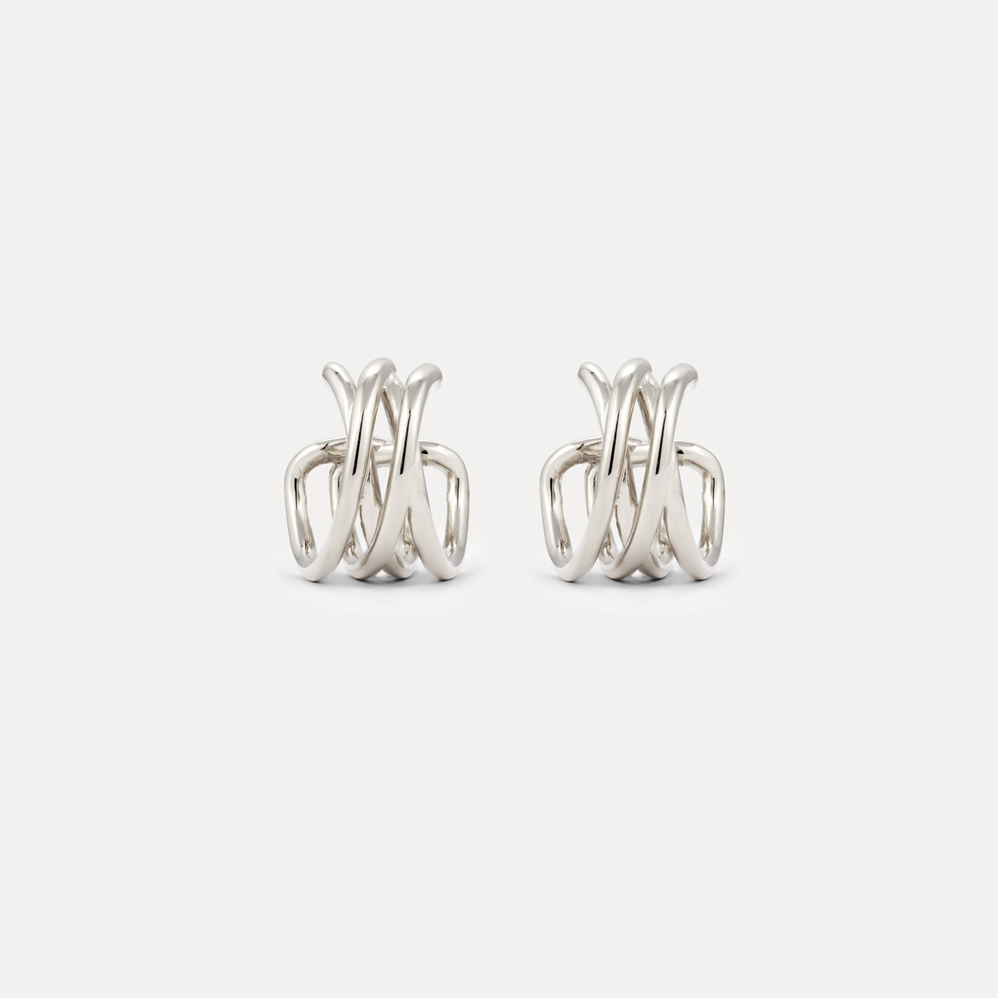 Hypnotic Loop Hoop Earrings