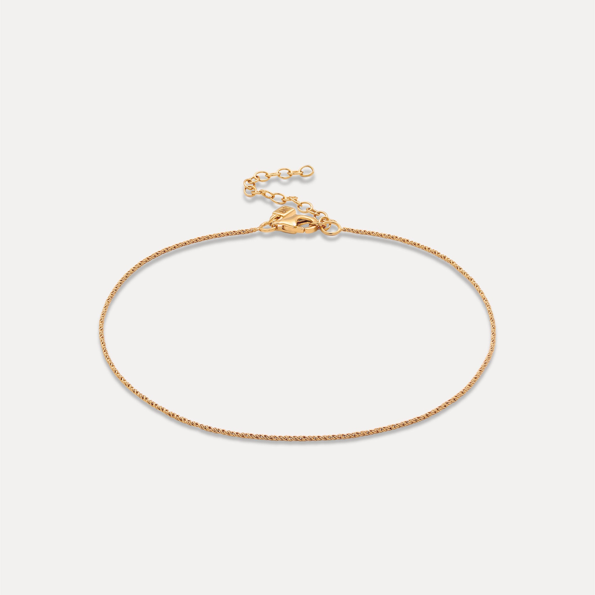 Spiral Dainty Chain Anklet