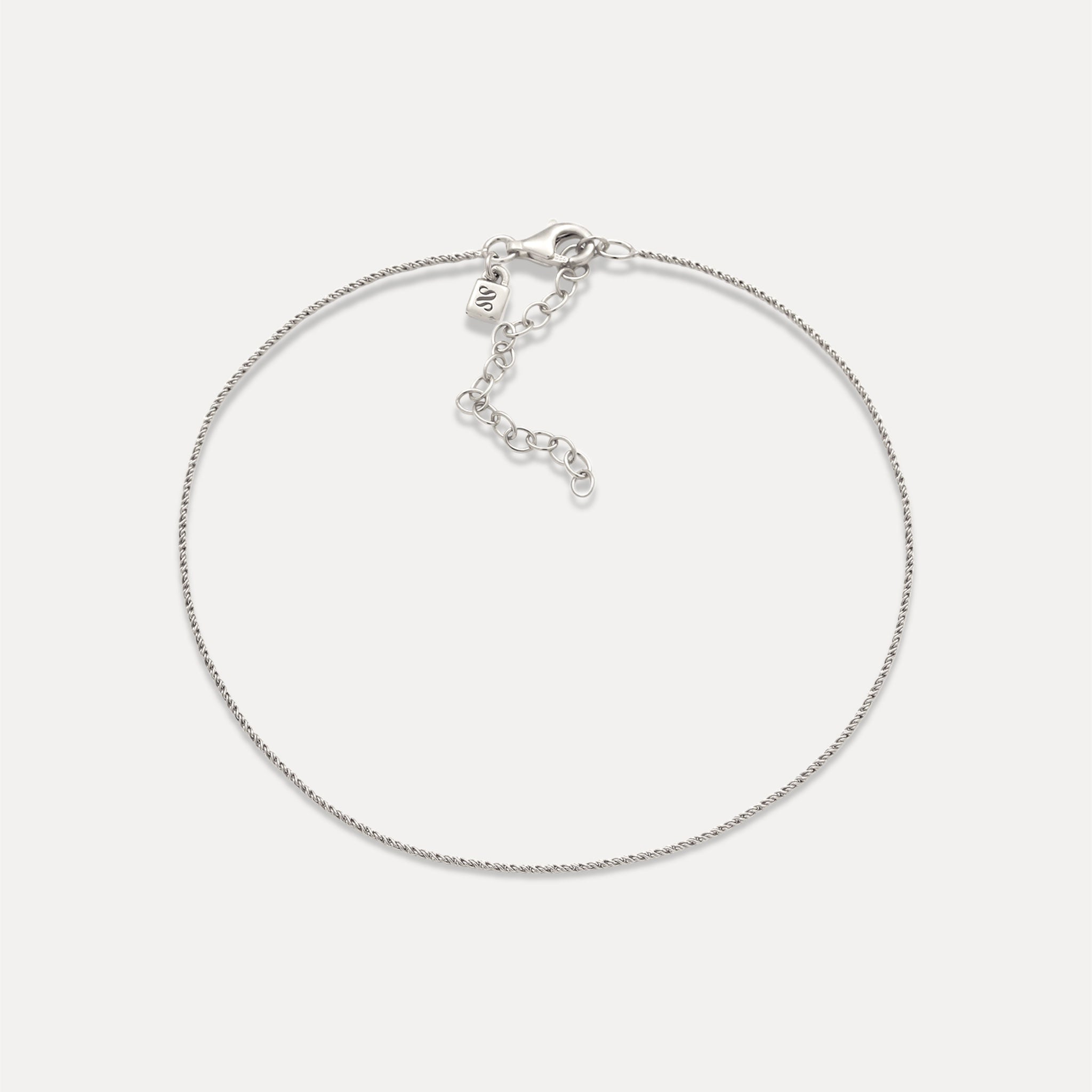 Spiral Dainty Chain Anklet