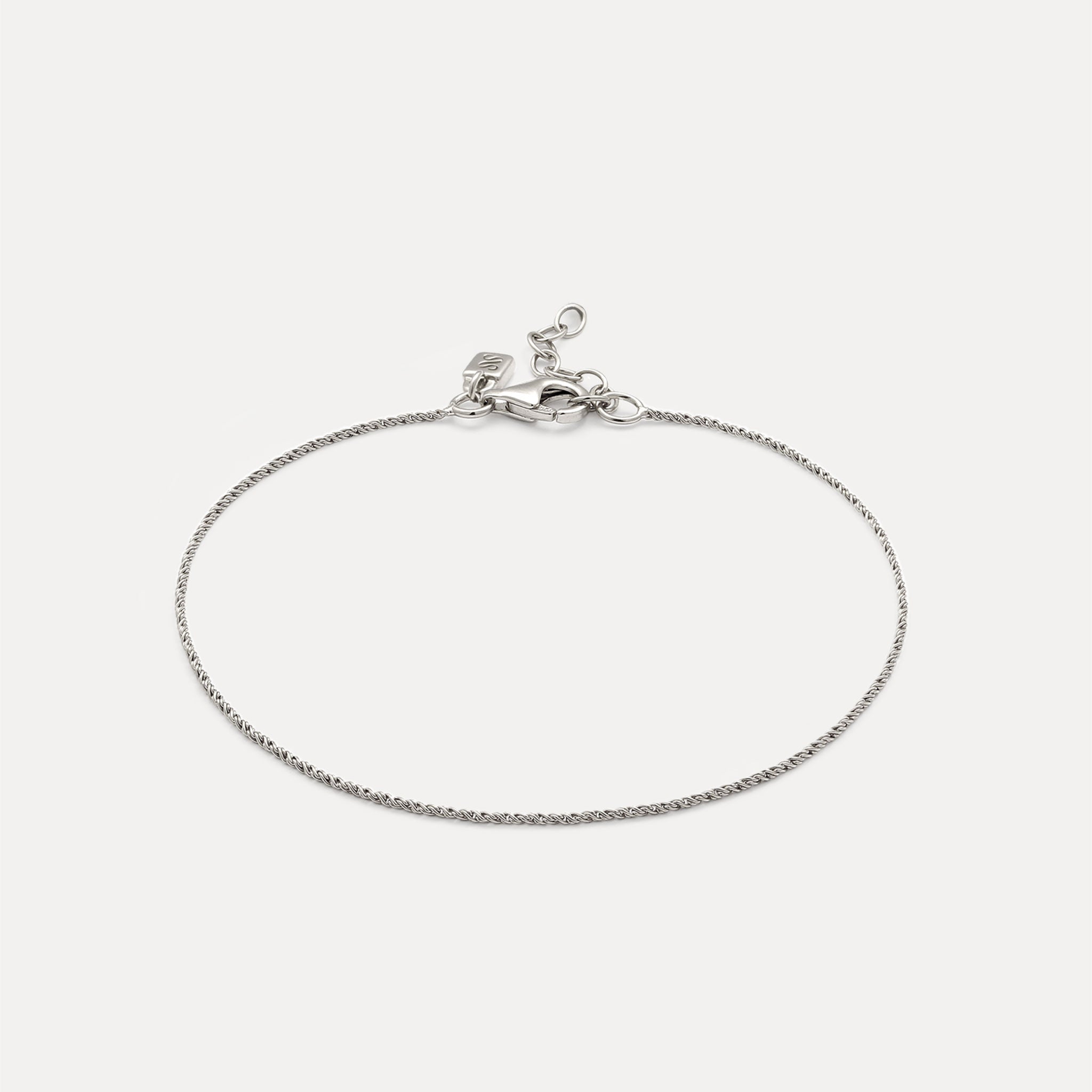 Spiral Dainty Chain Bracelet