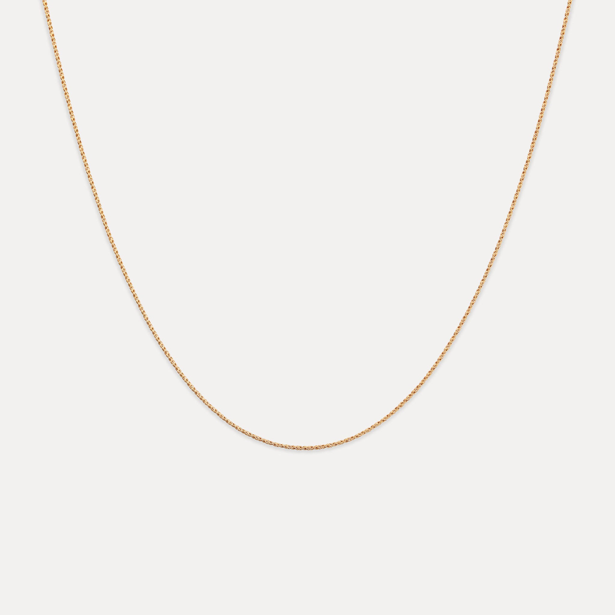 Spiral Dainty Chain Choker