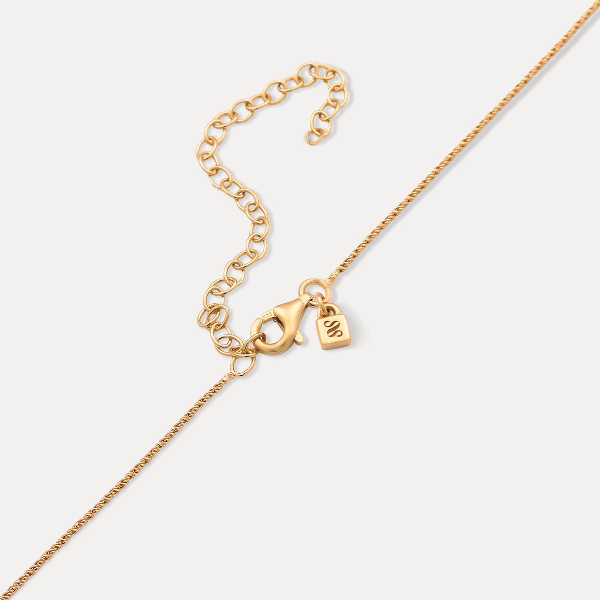 Spiral Dainty Chain Choker