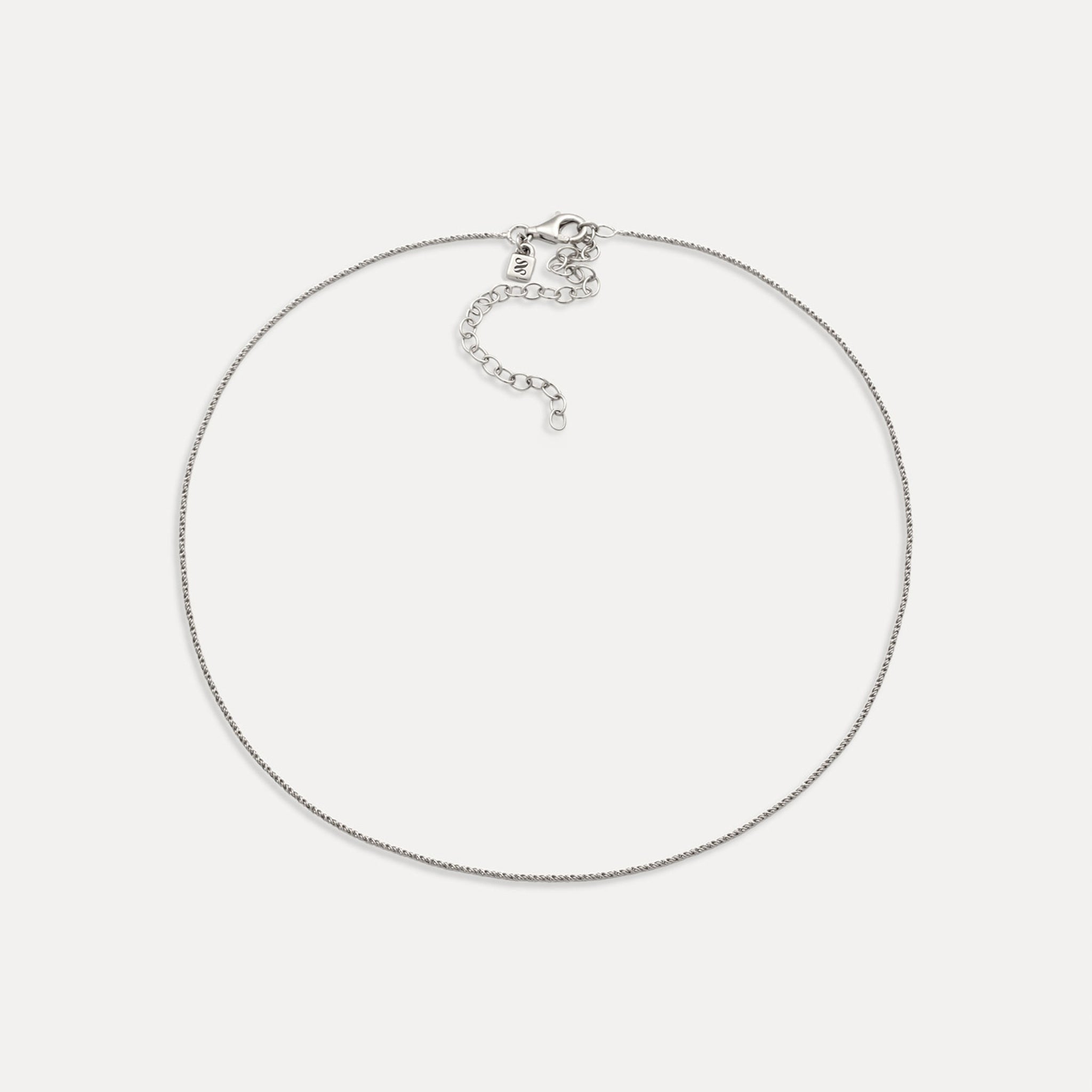 Spiral Dainty Chain Choker