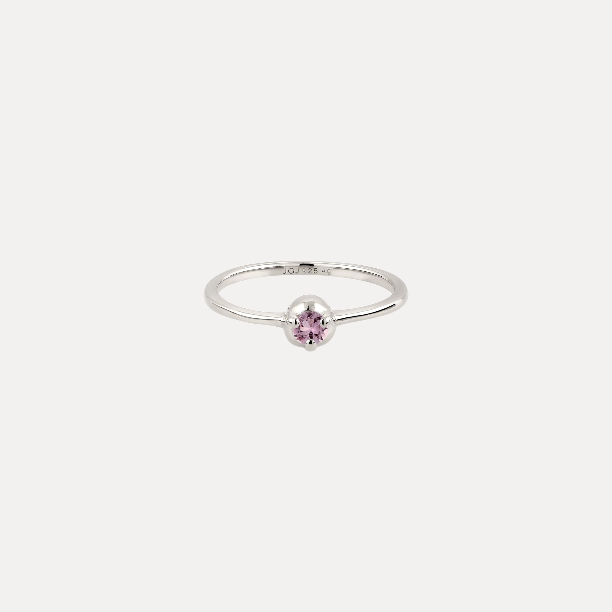 Mini Birthstone Ring 925 Silver