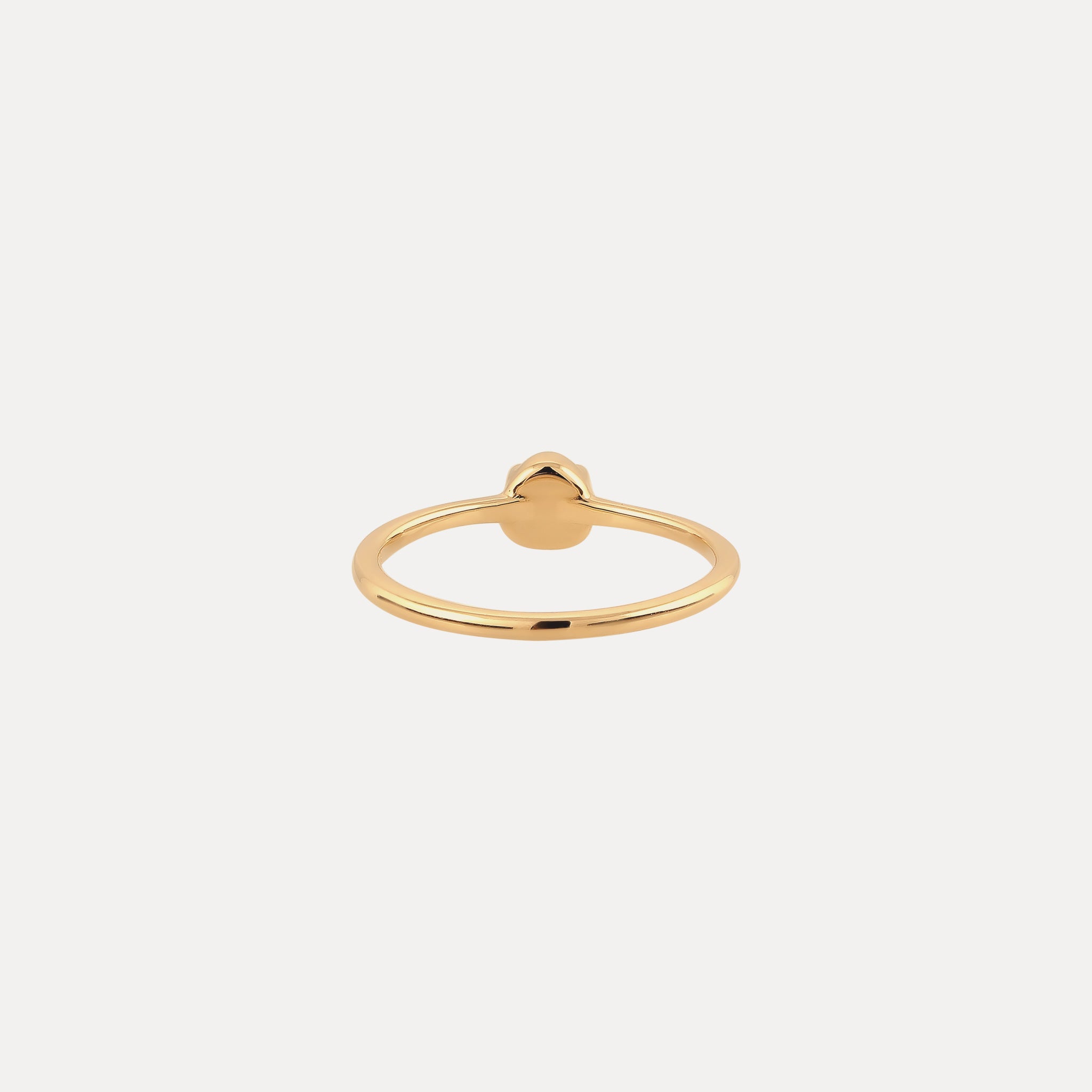 Mini Birthstone Ring 24k Gold Vermeil