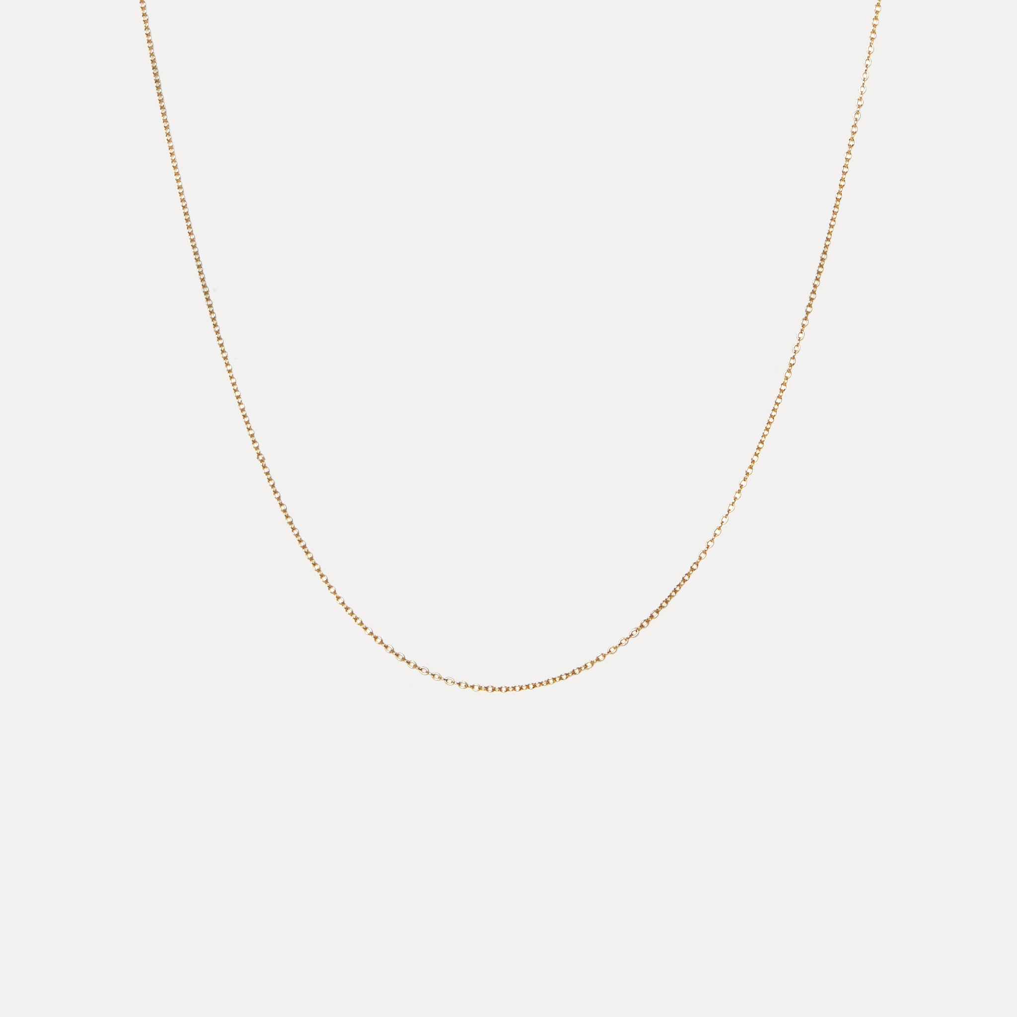 Anchor Chain Necklace | 14k Gold