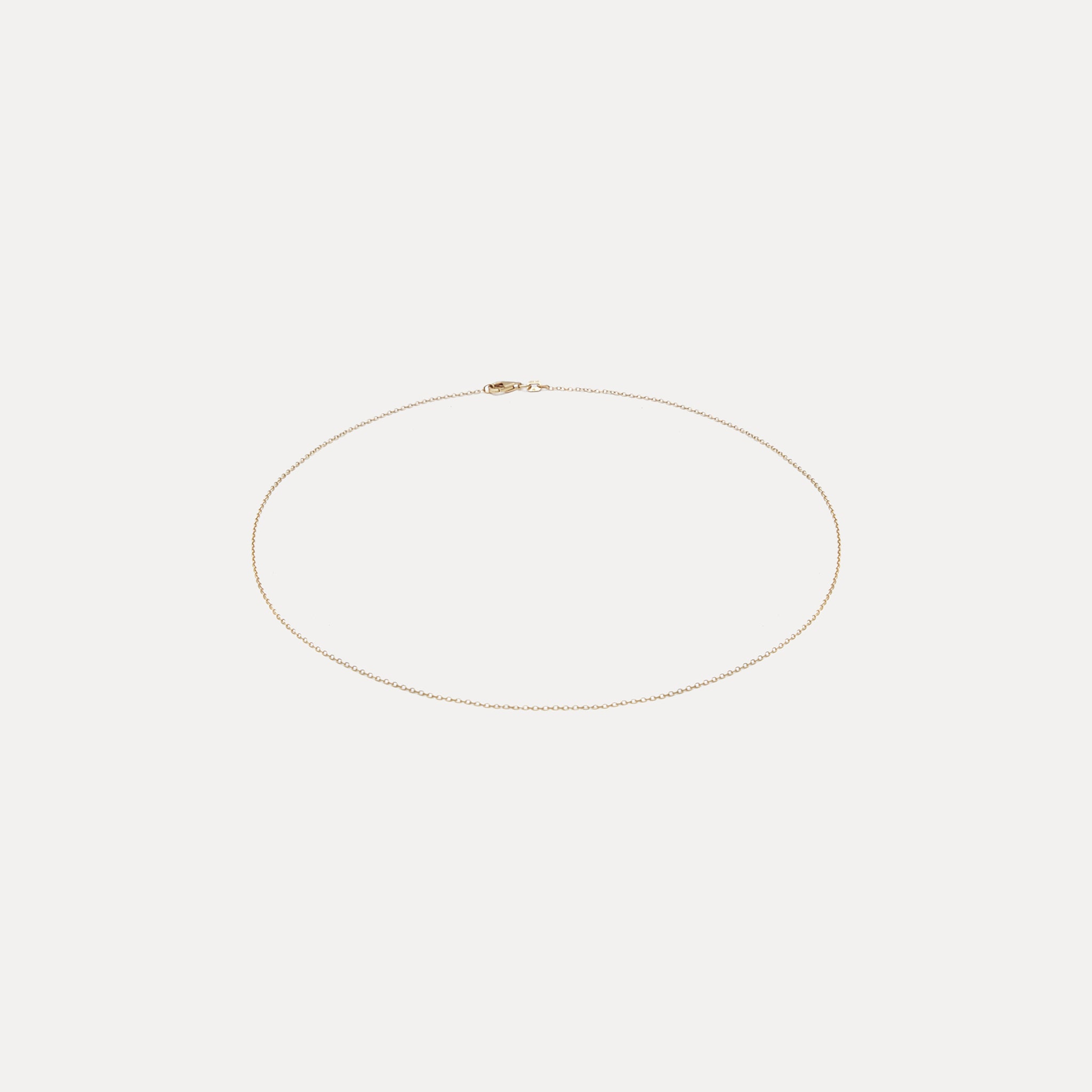 Anchor Chain Necklace | 14k Gold