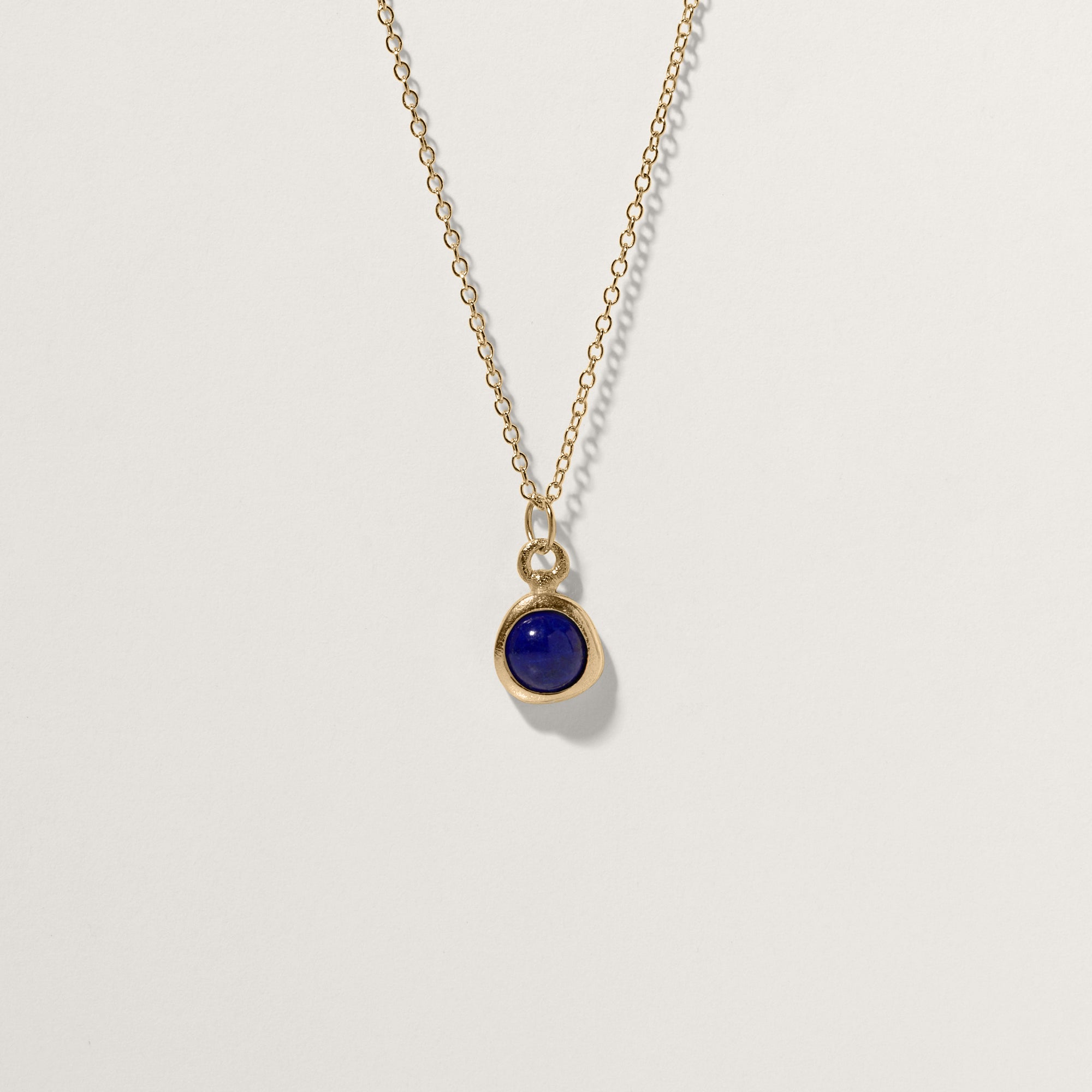 Zodiac Birthstone Necklace 14k Solid Gold