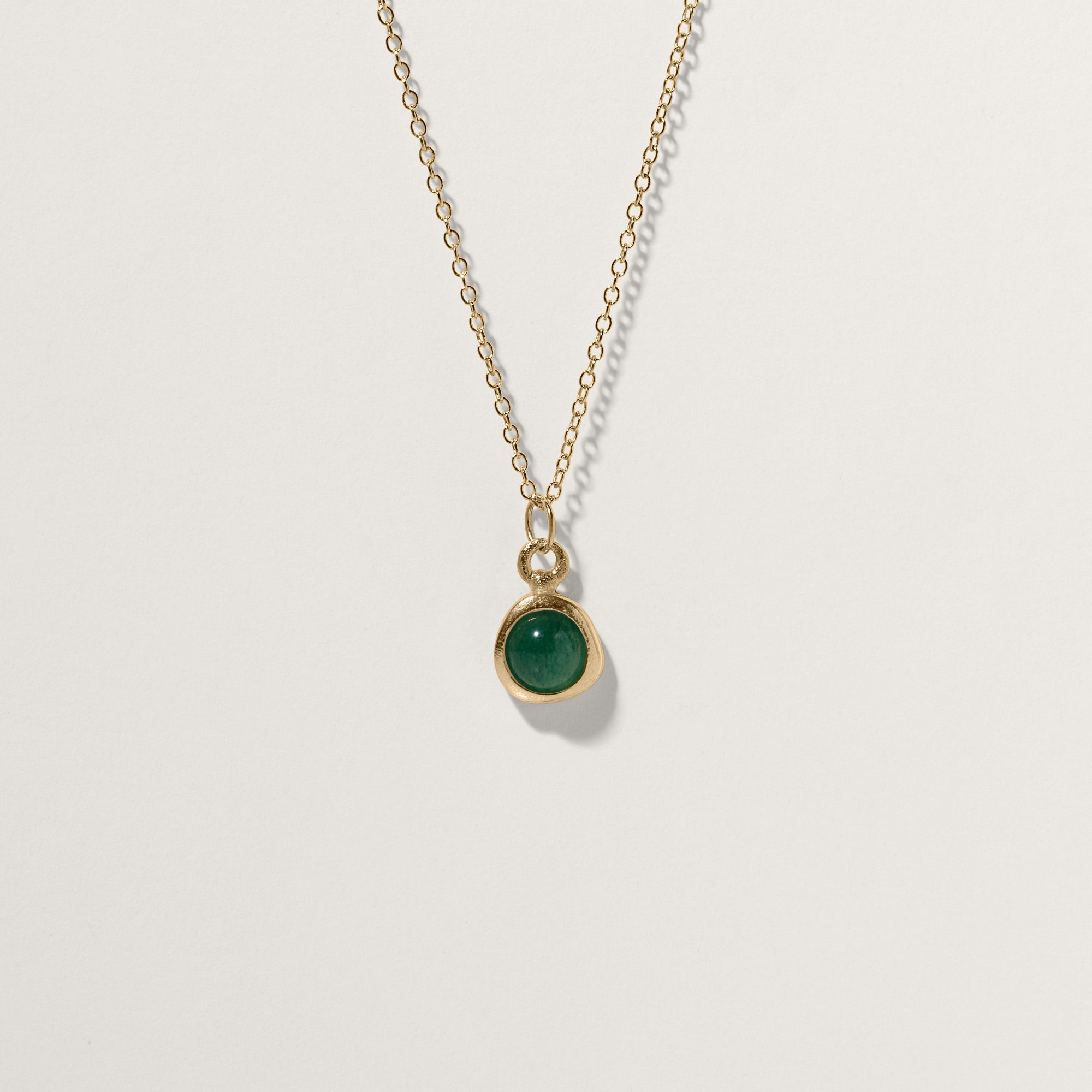 Zodiac Birthstone Necklace 14k Solid Gold