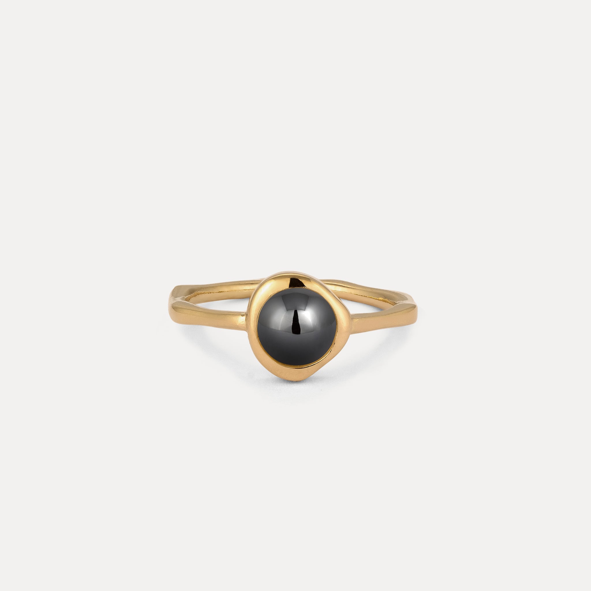 Zodiac Birthstone Ring 24k Gold Vermeil - Glossy