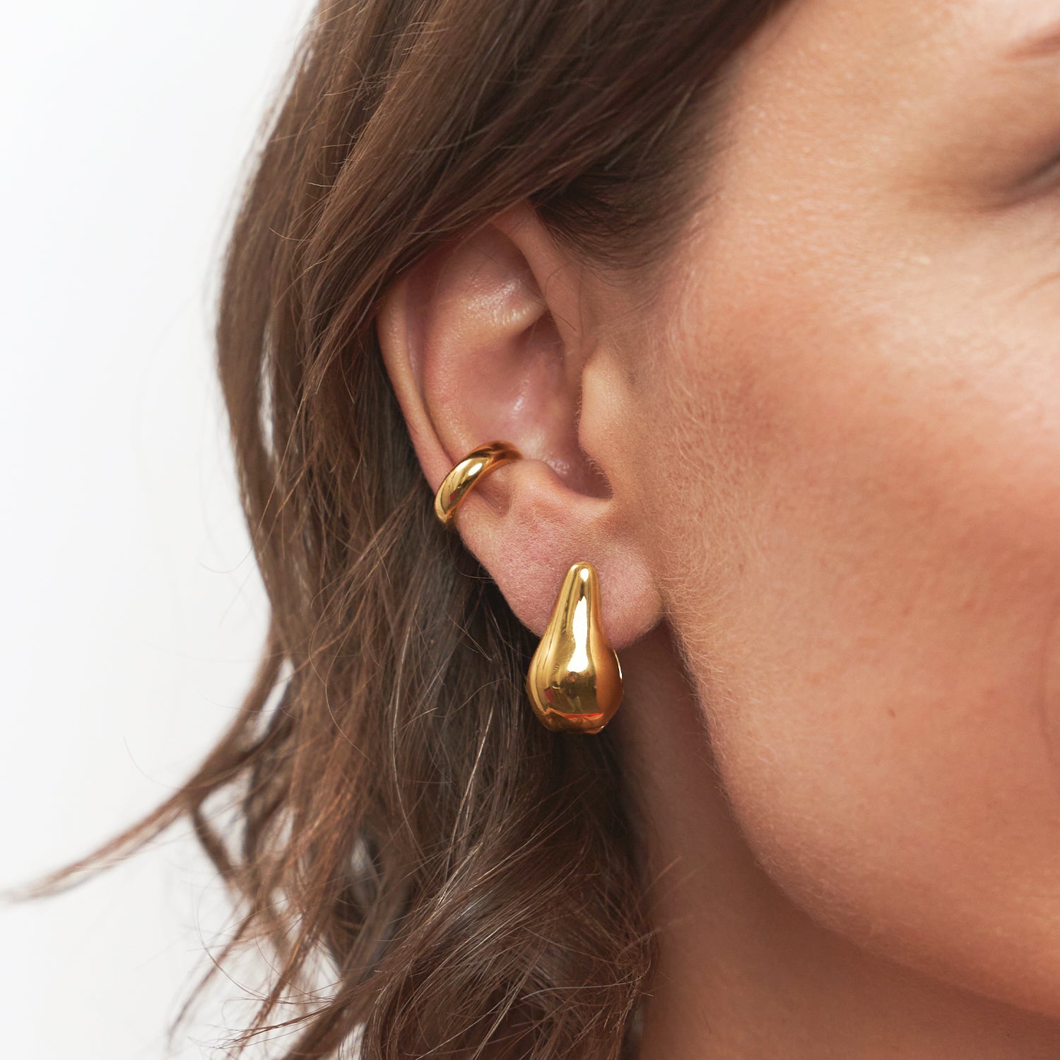 Mom Band Ear Cuff | 14k Gold