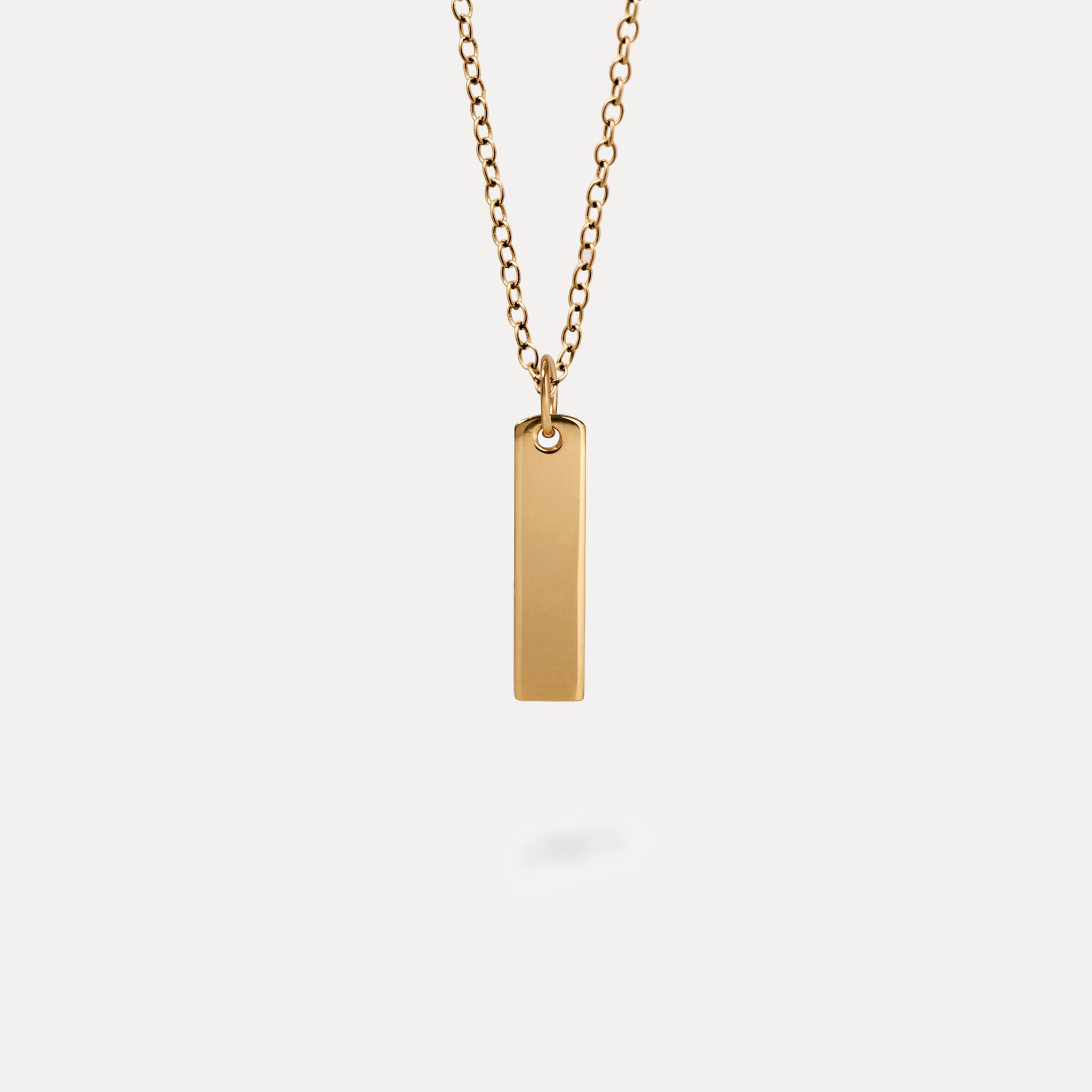 Engravable Bar Necklace