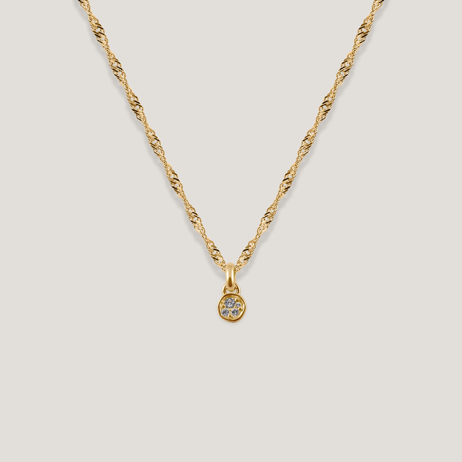 White Crystals Belong Pavé Kette