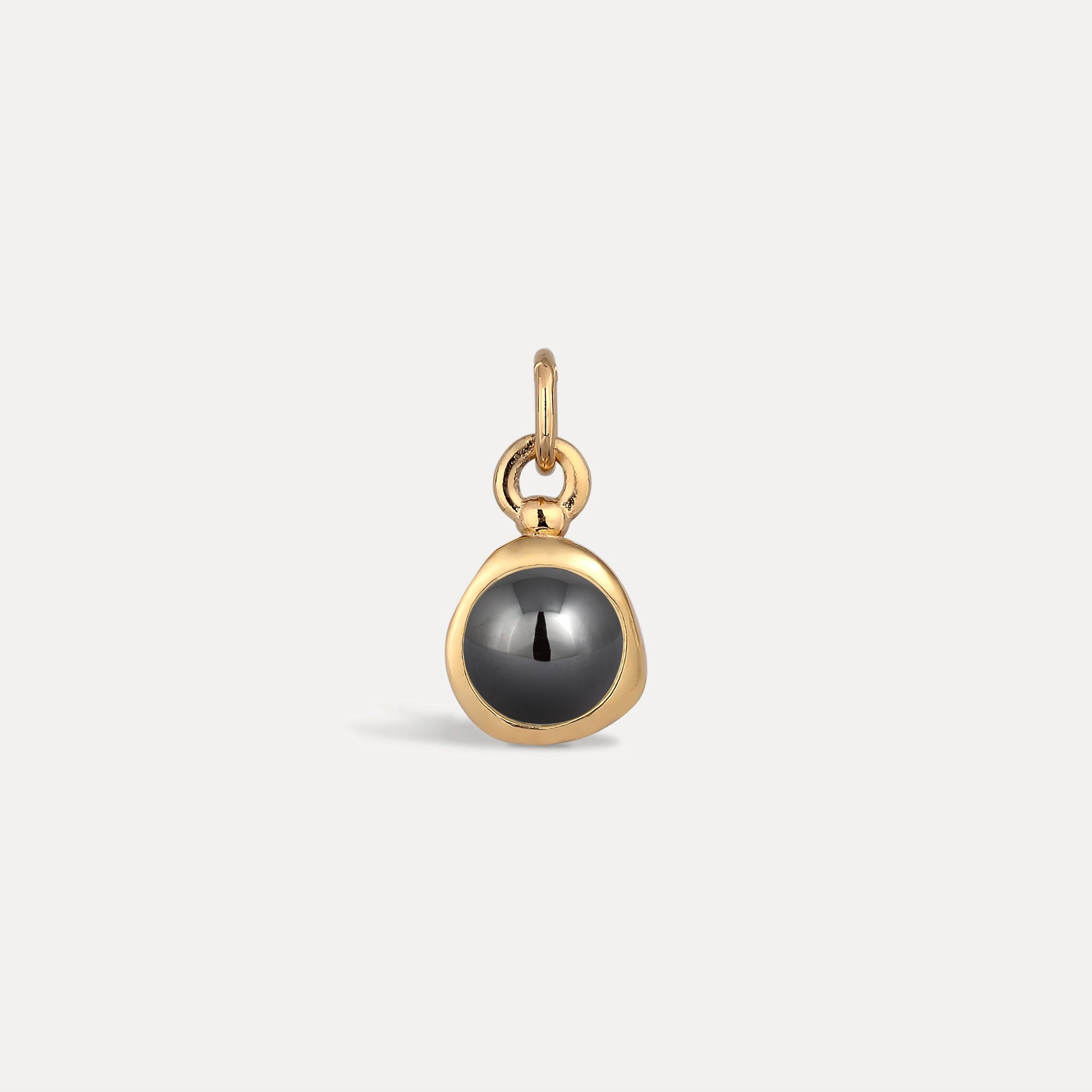 Zodiac Birthstone Pendant | 14k Gold - Glossy