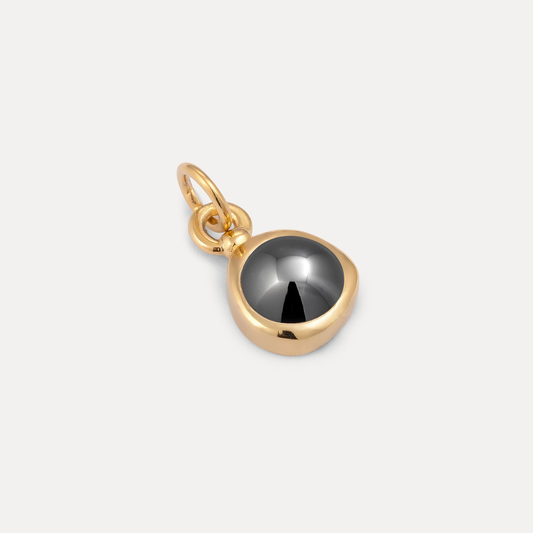 Zodiac Birthstone Pendant | 14k Gold - Glossy