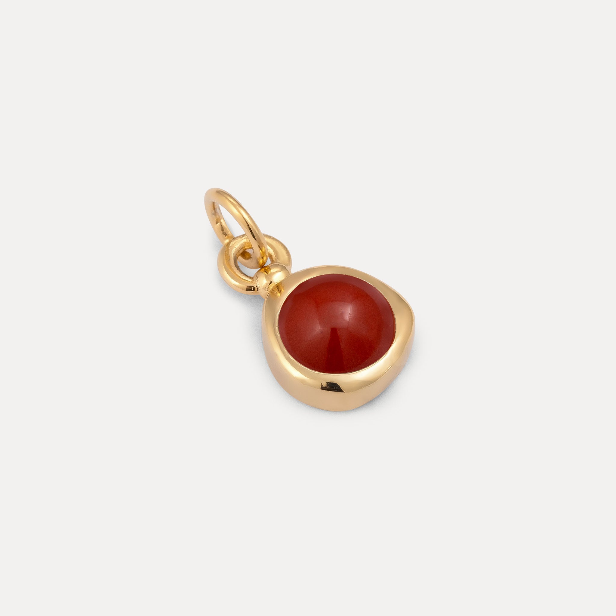 Zodiac Birthstone Pendant | 14k Gold - Glossy