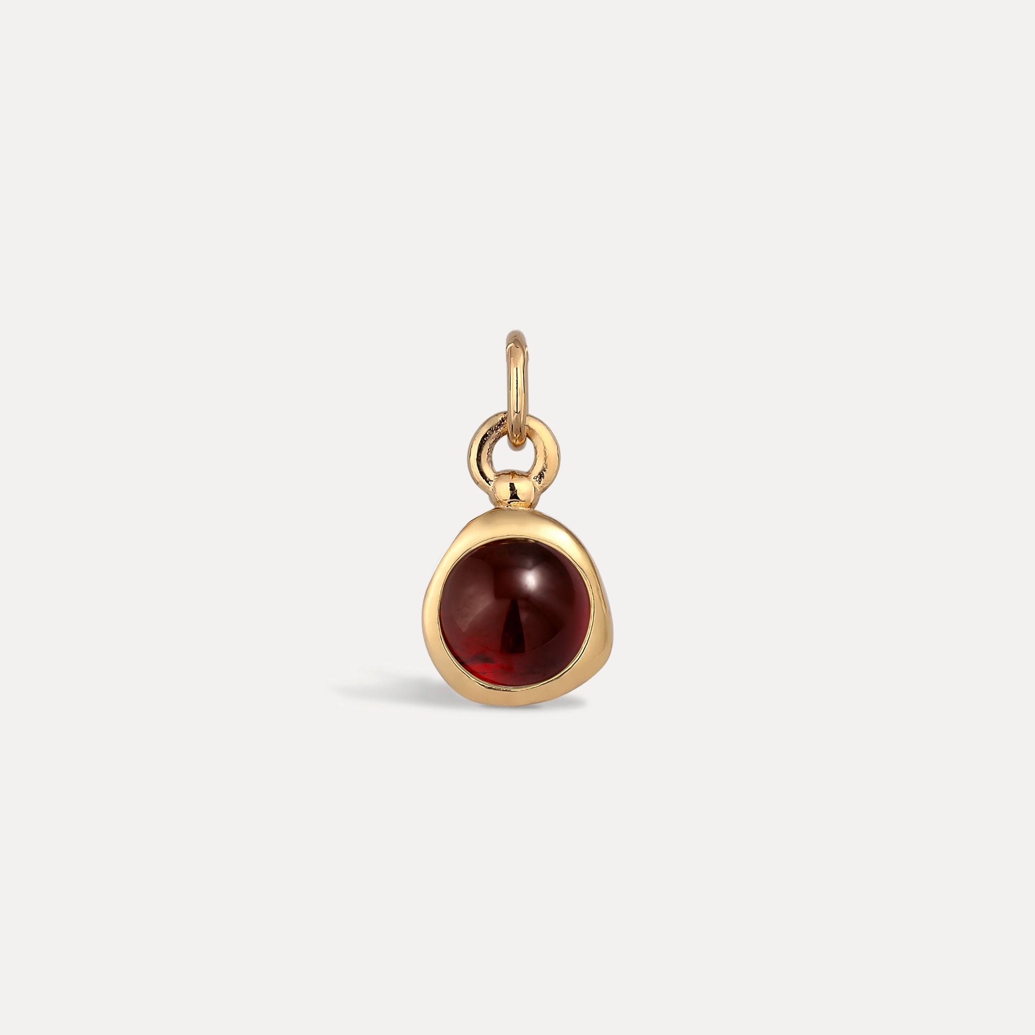 Zodiac Birthstone Pendant | 14k Gold - Glossy