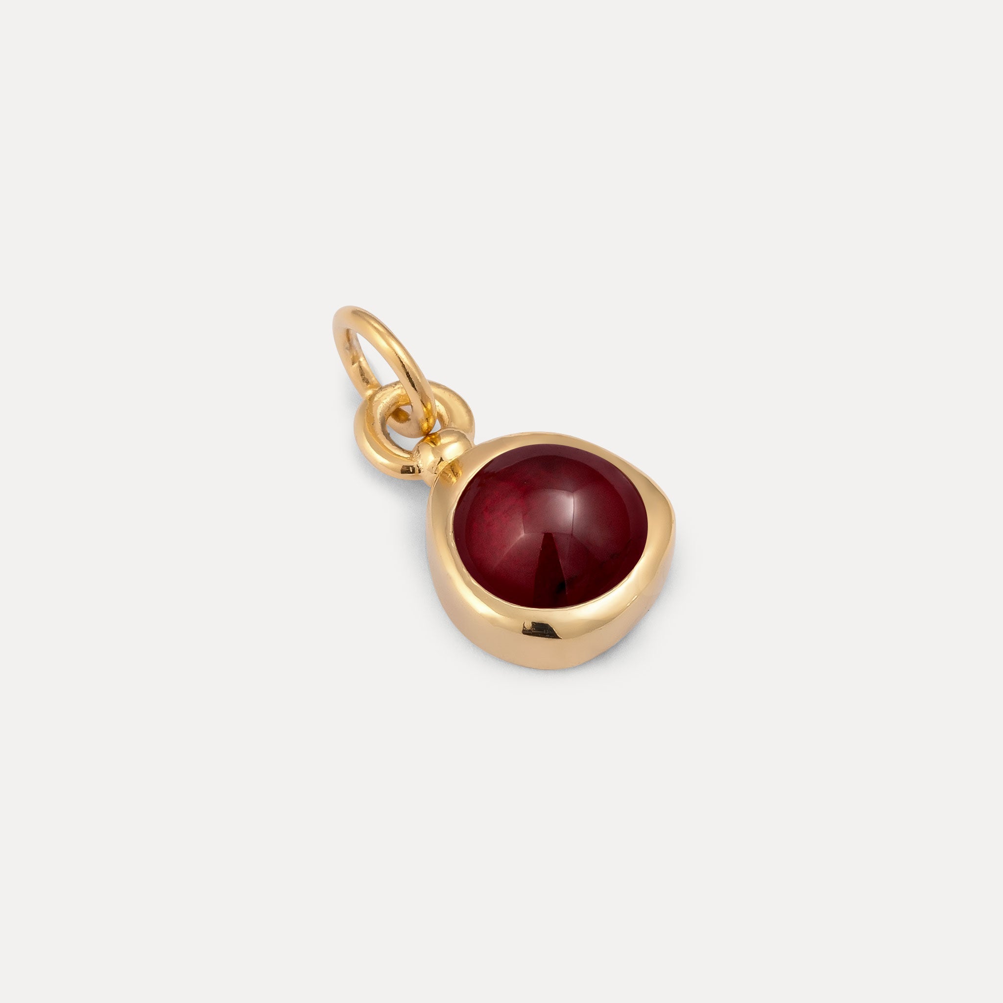 Zodiac Birthstone Pendant | 14k Gold - Glossy