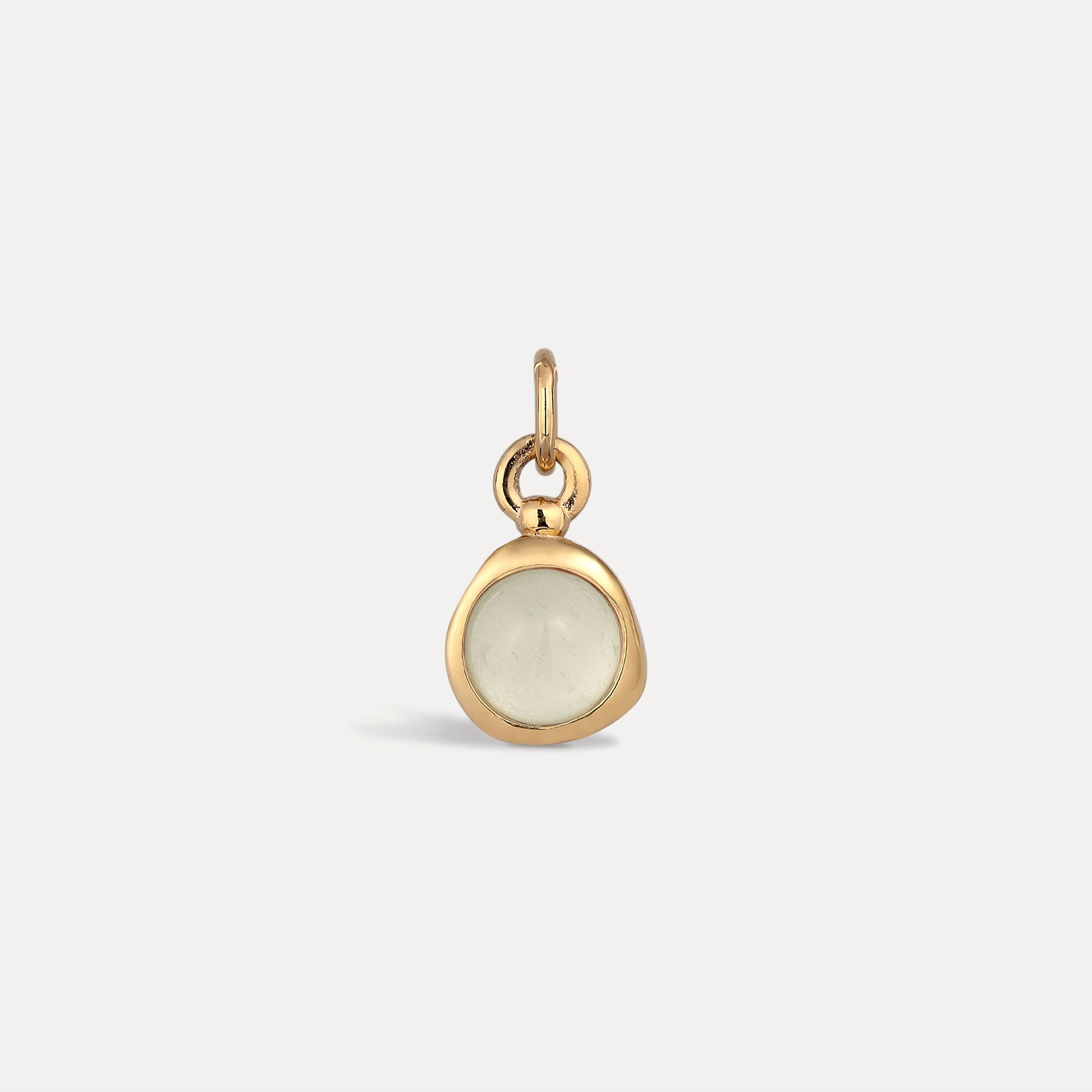 Zodiac Birthstone Pendant | 14k Gold - Glossy
