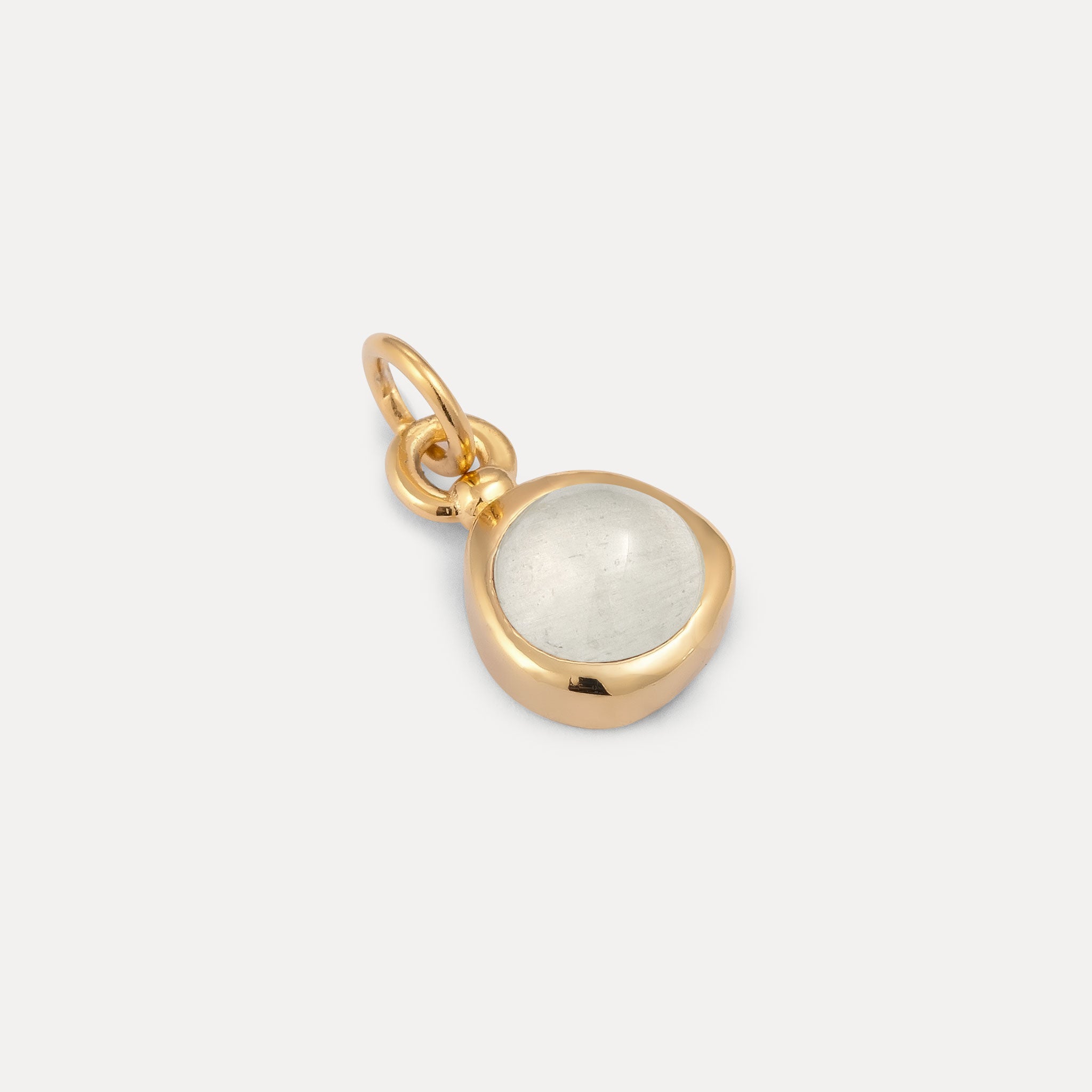 Zodiac Birthstone Pendant | 14k Gold - Glossy