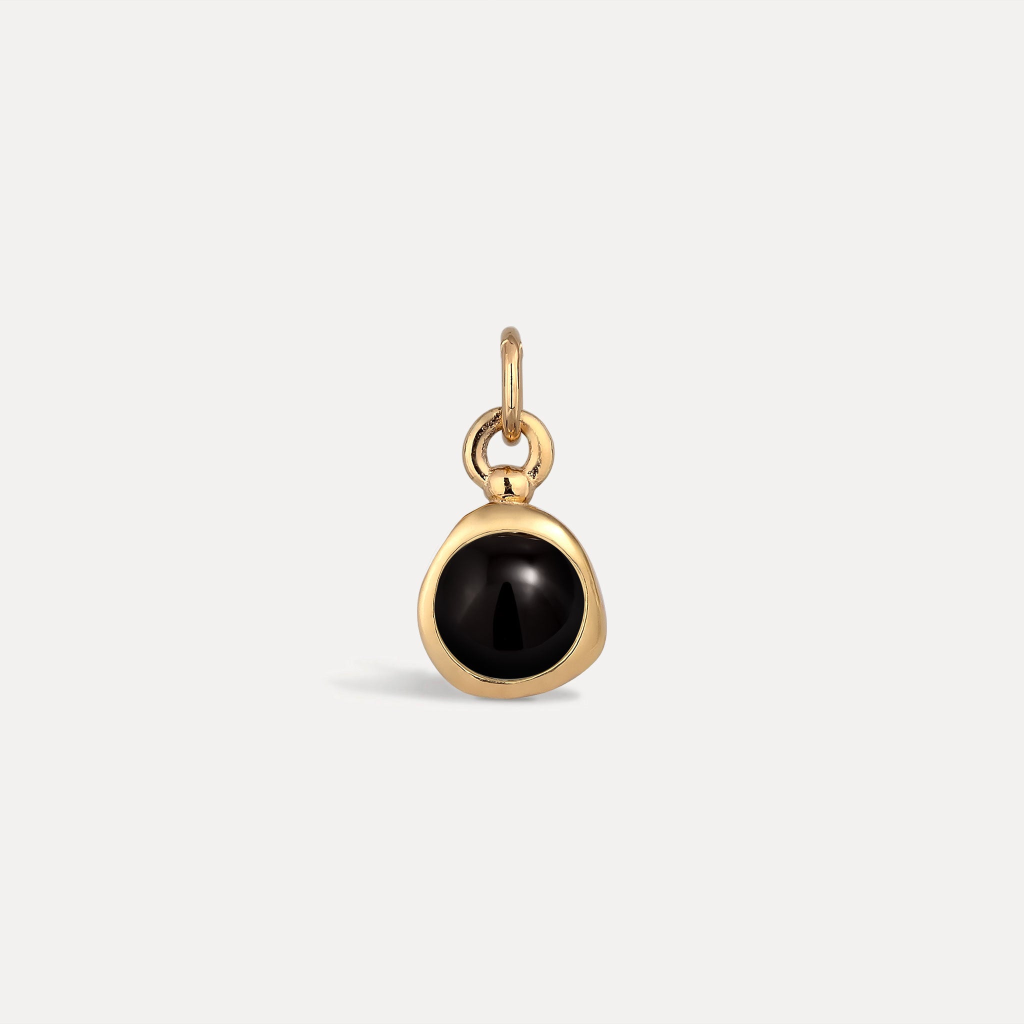 Zodiac Birthstone Pendant | 14k Gold - Glossy