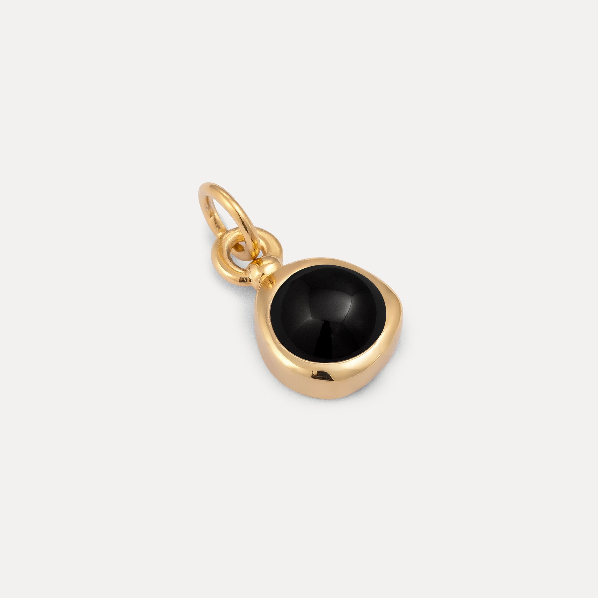 Zodiac Birthstone Pendant | 14k Gold - Glossy