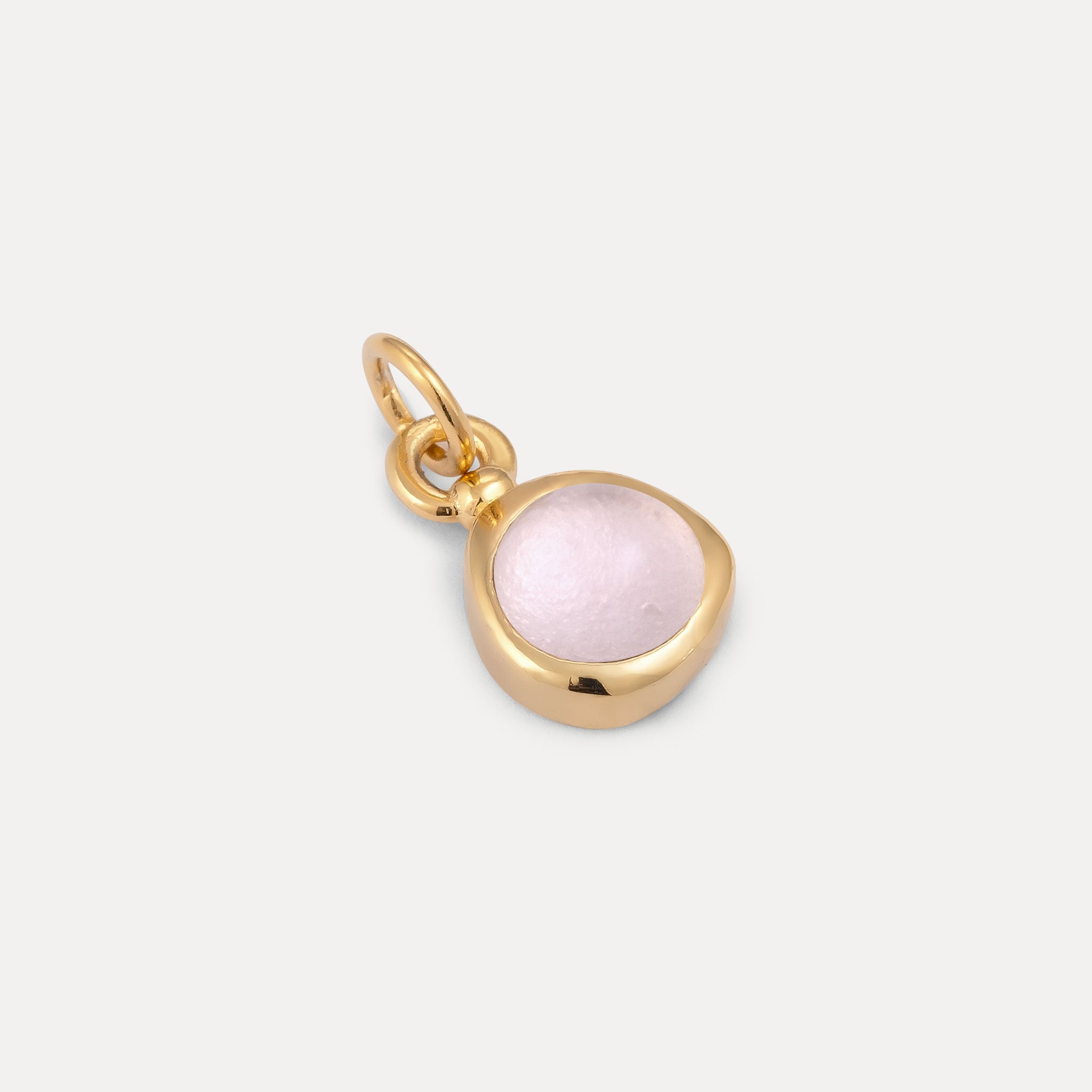 Zodiac Birthstone Pendant | 14k Gold - Glossy