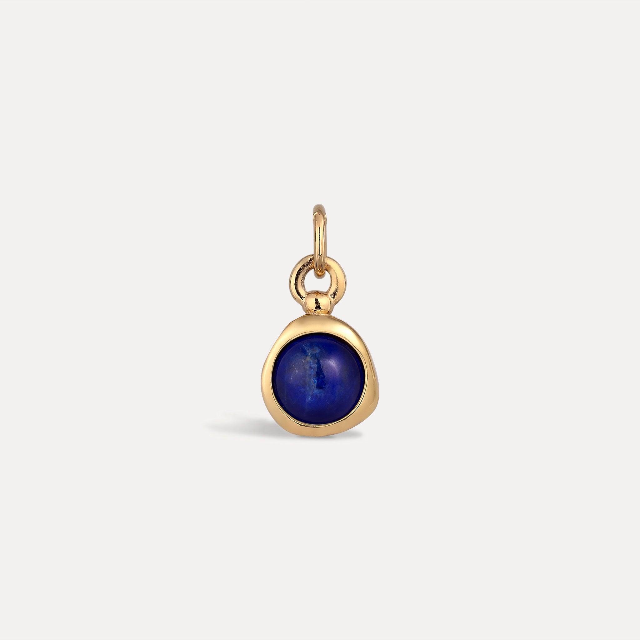 Zodiac Birthstone Pendant | 14k Gold - Glossy