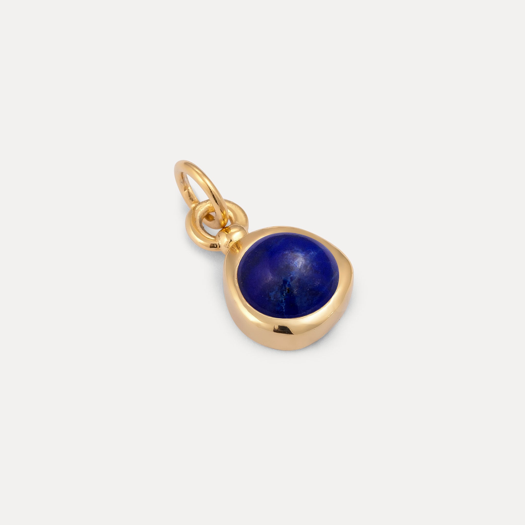 Zodiac Birthstone Pendant | 14k Gold - Glossy