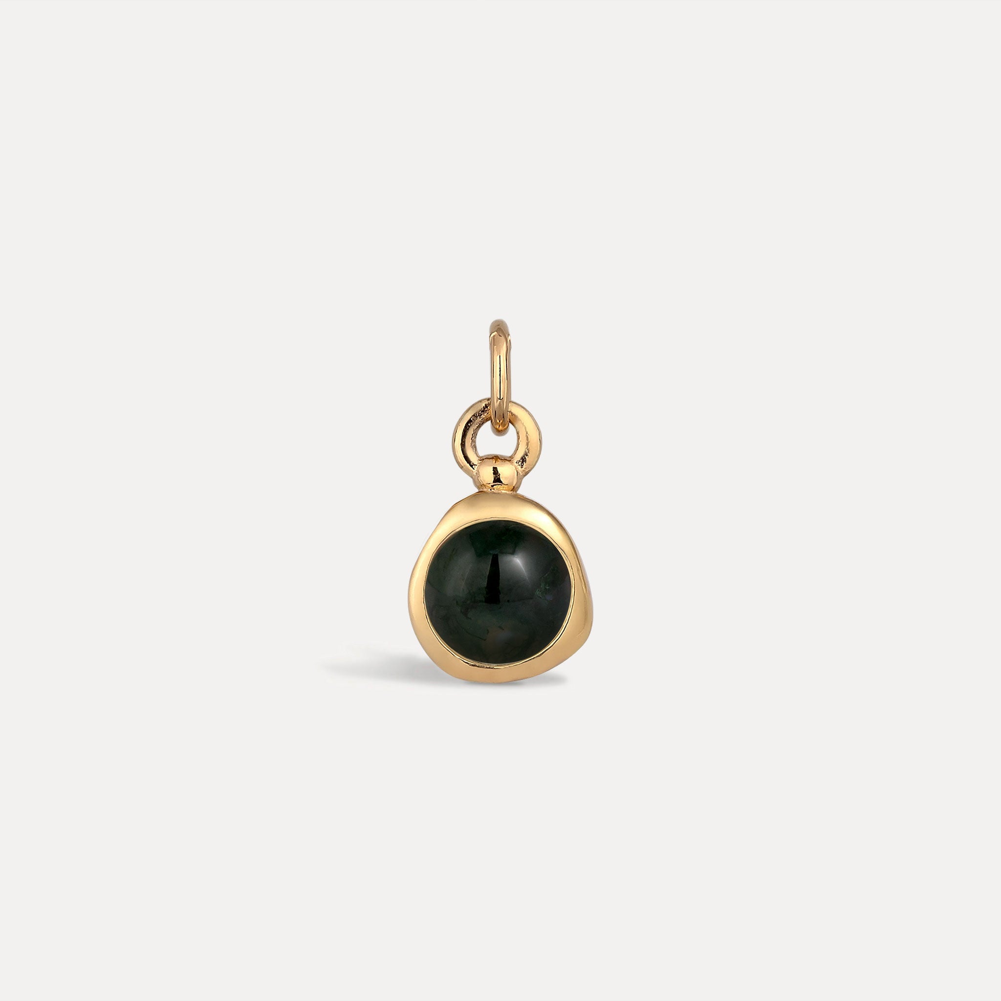 Zodiac Birthstone Pendant | 14k Gold - Glossy