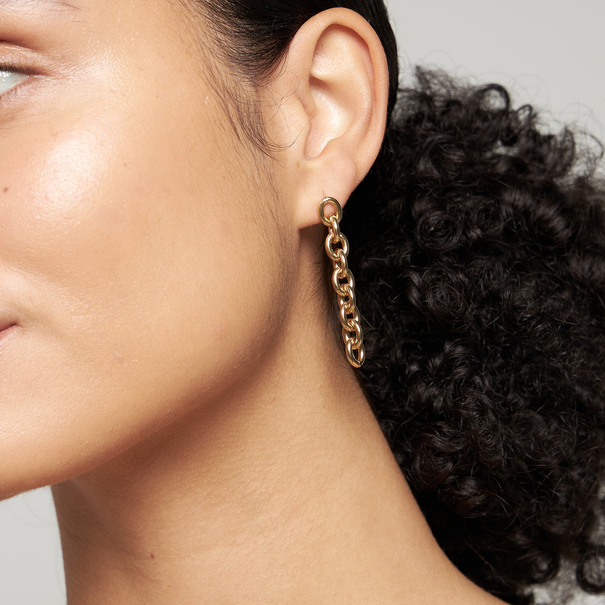 Bold Chain Dangle Earrings