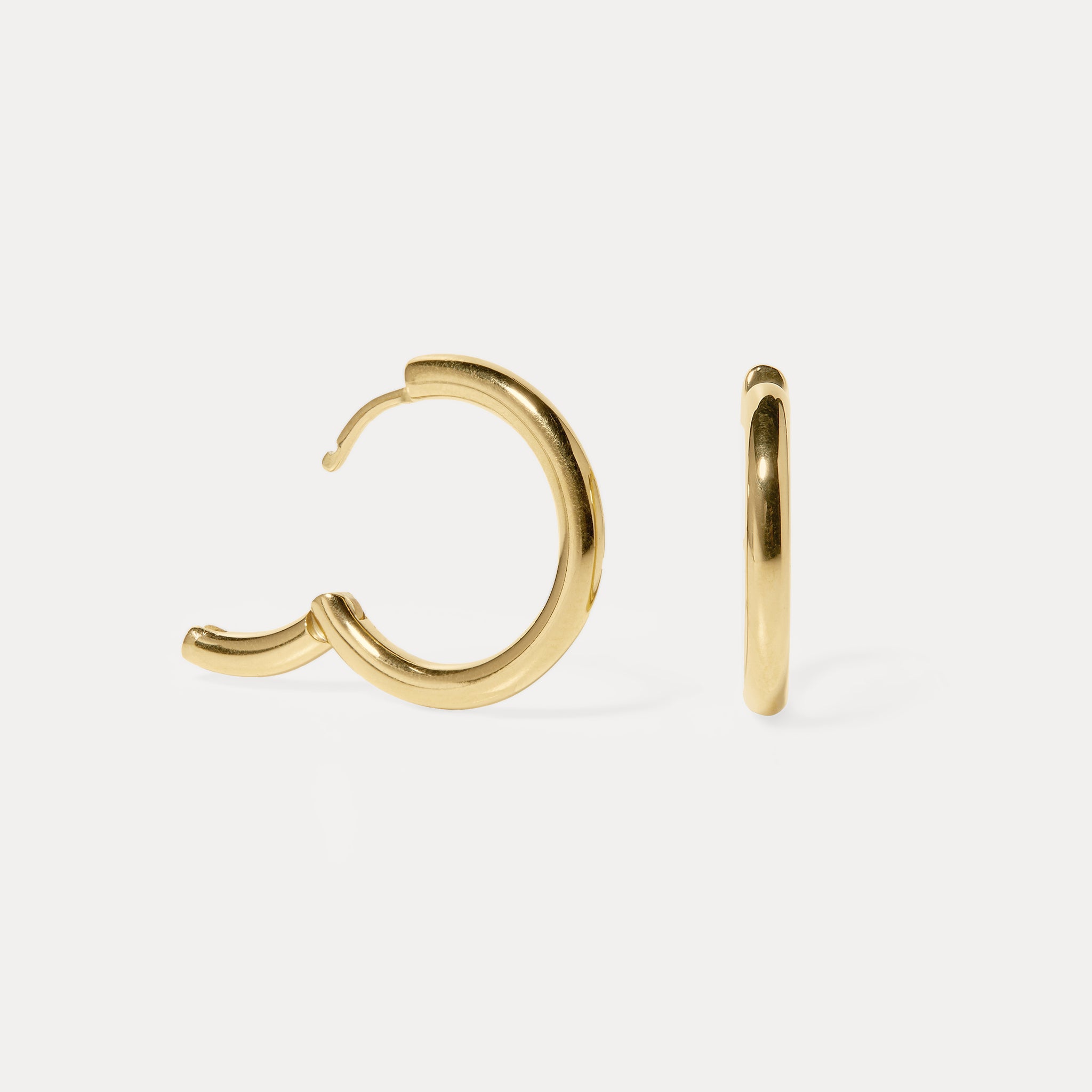 Bold Creolen Ohrringe | 14k Gold