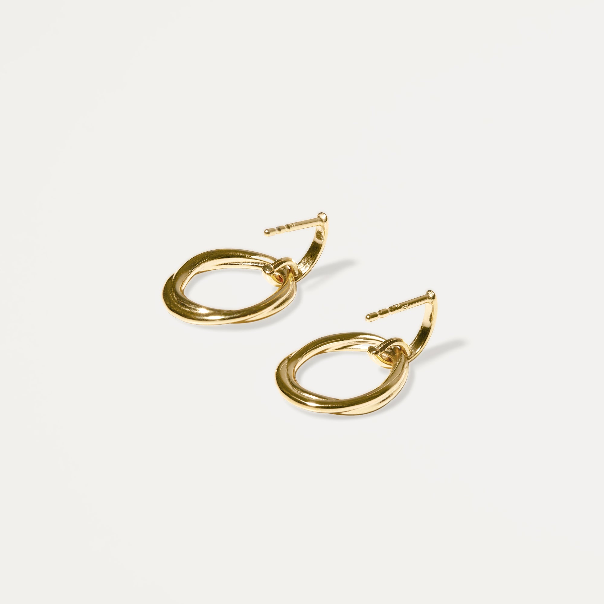 Bonds Path Drop earrings | 14k Gold