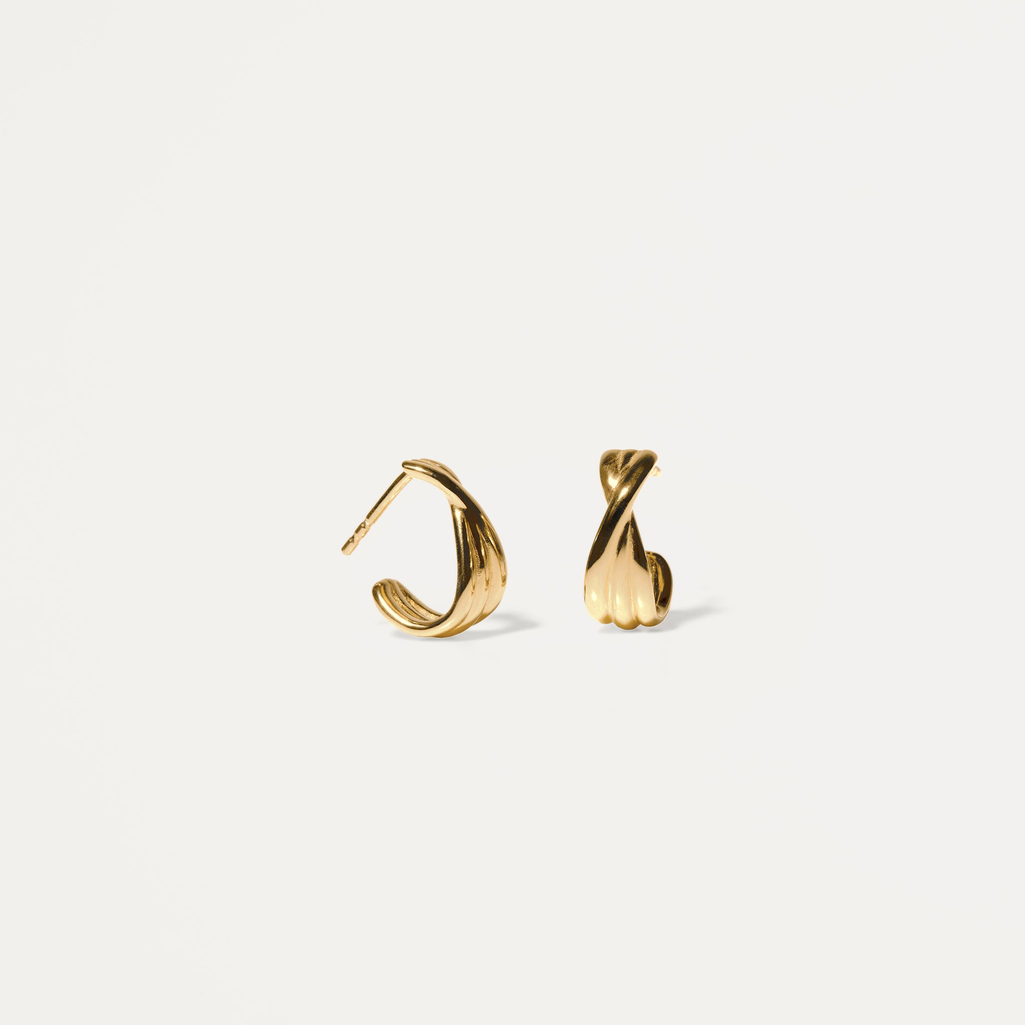 Bonds Path Hoop Earrings