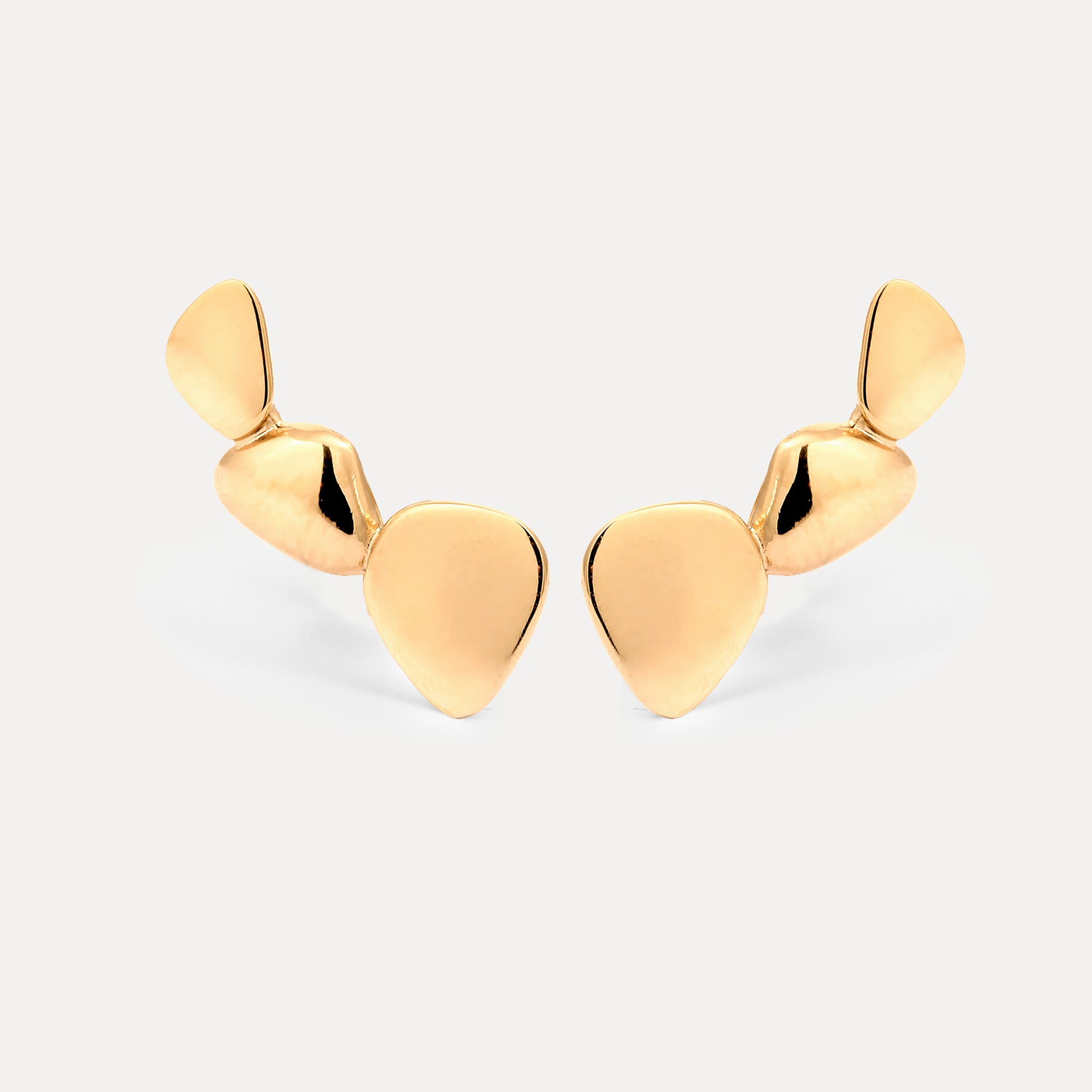 Canyon Ear Climbers Ohrringe | 14k Gold