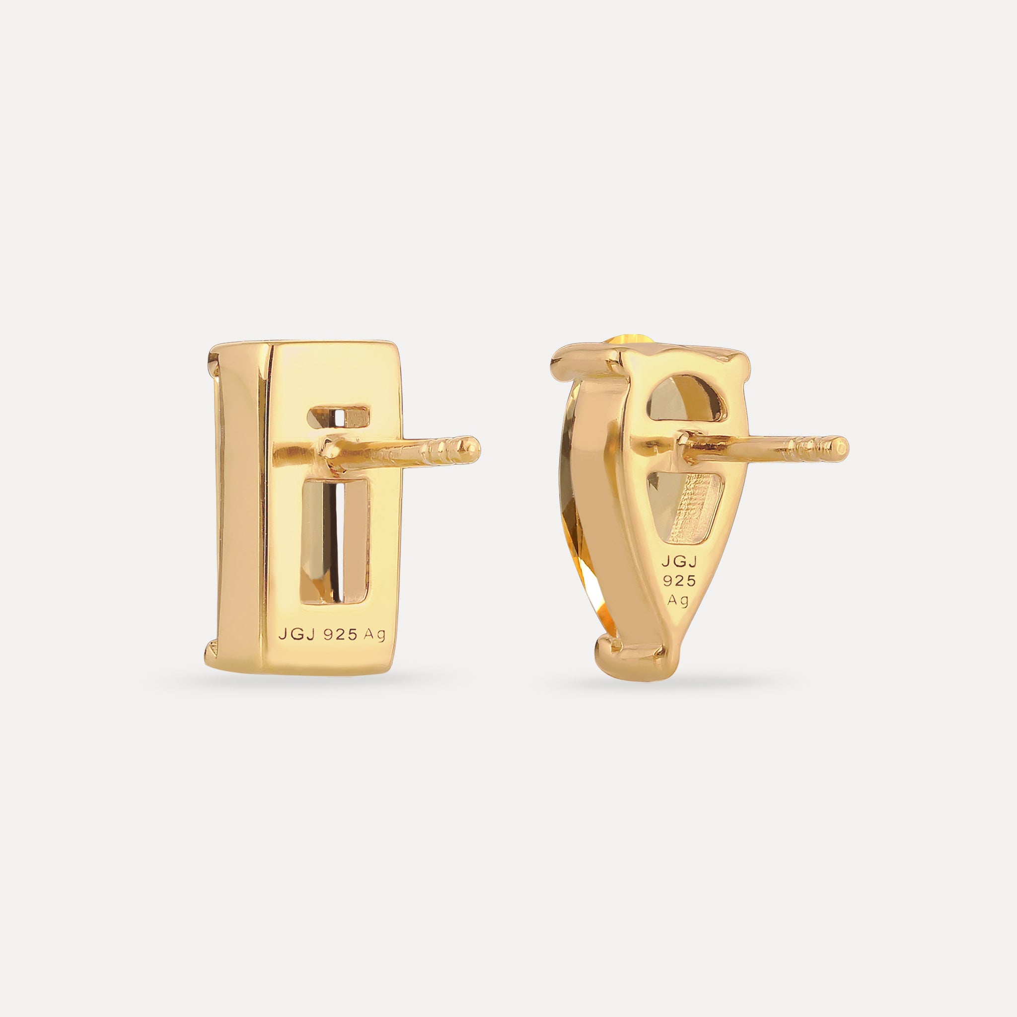 Citrine Balance Stud Earrings