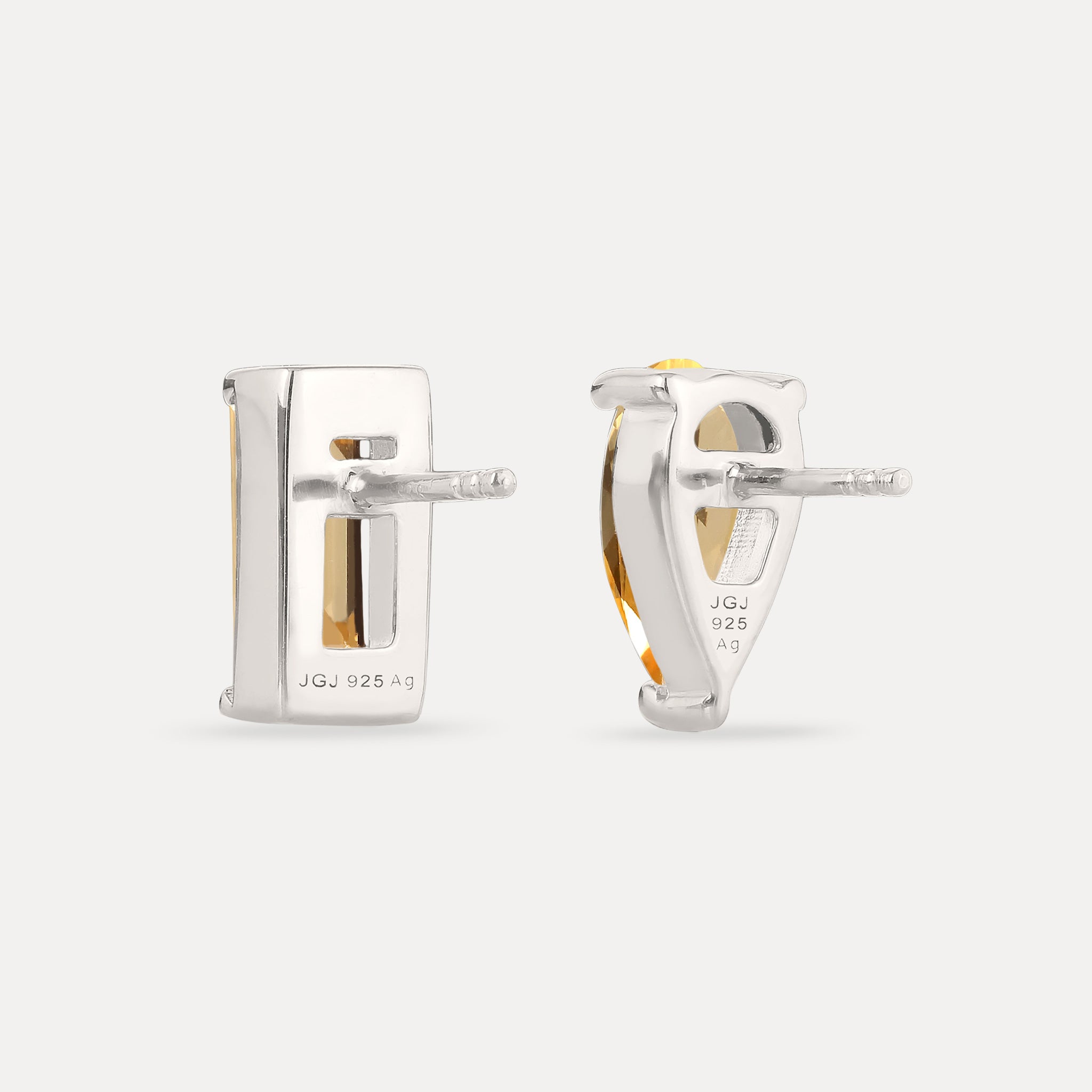 Citrine Balance Stud Earrings