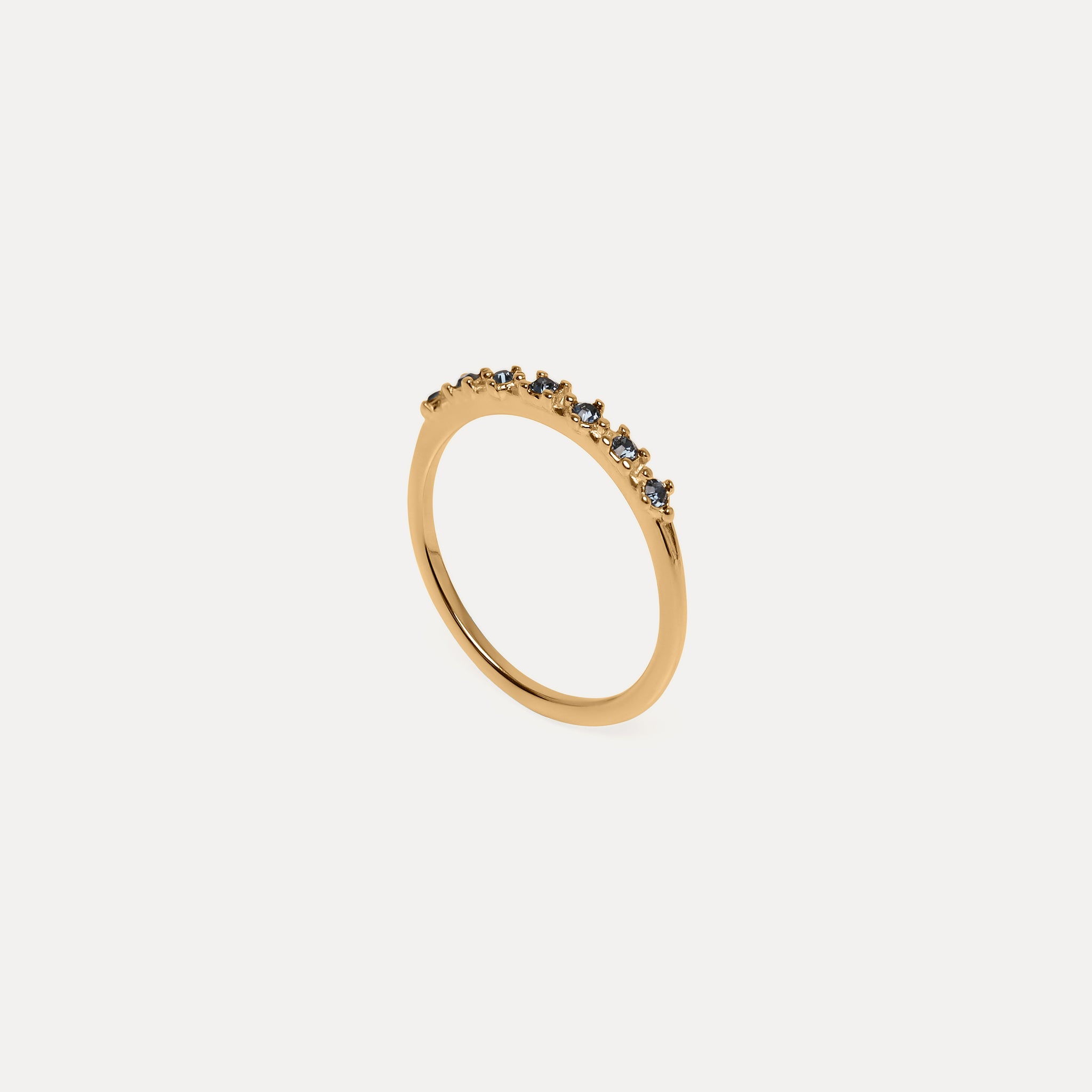 Blue Crystals Color Delight Ring