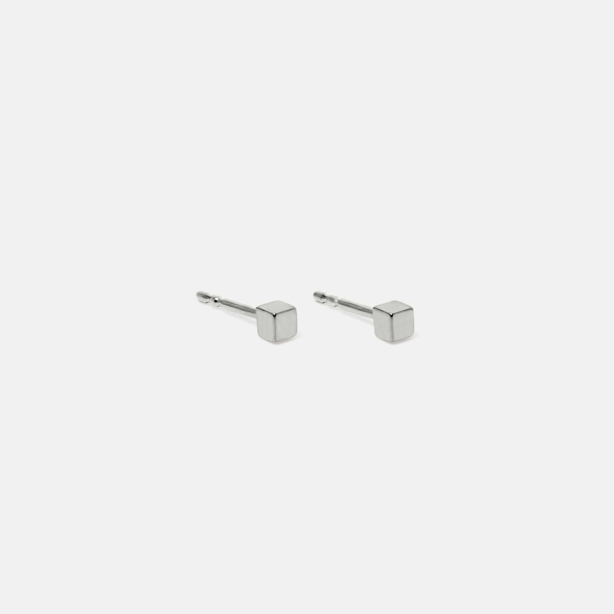 Cube Stud Earrings