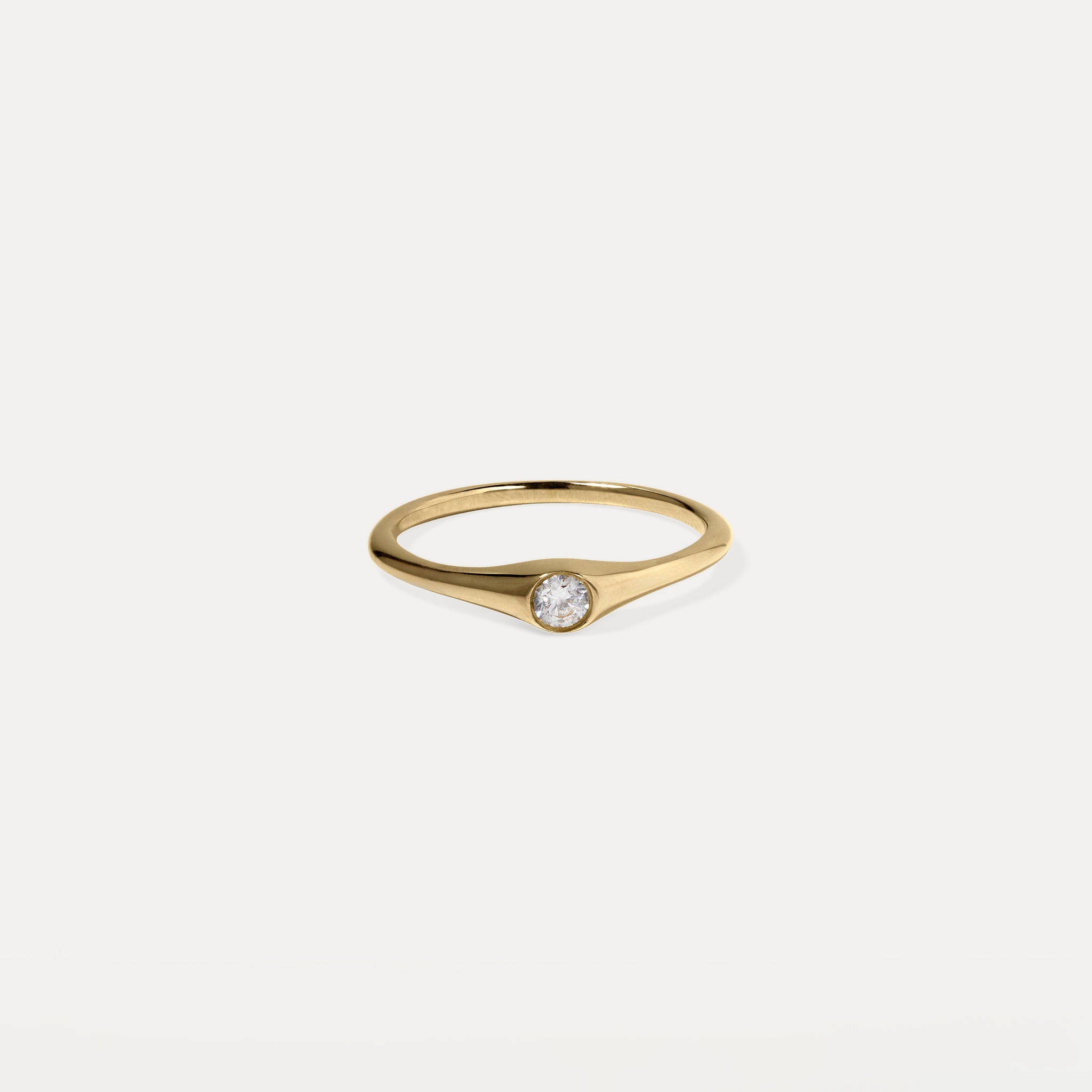 Diamond Lux Pinky Ring | 14k Gold