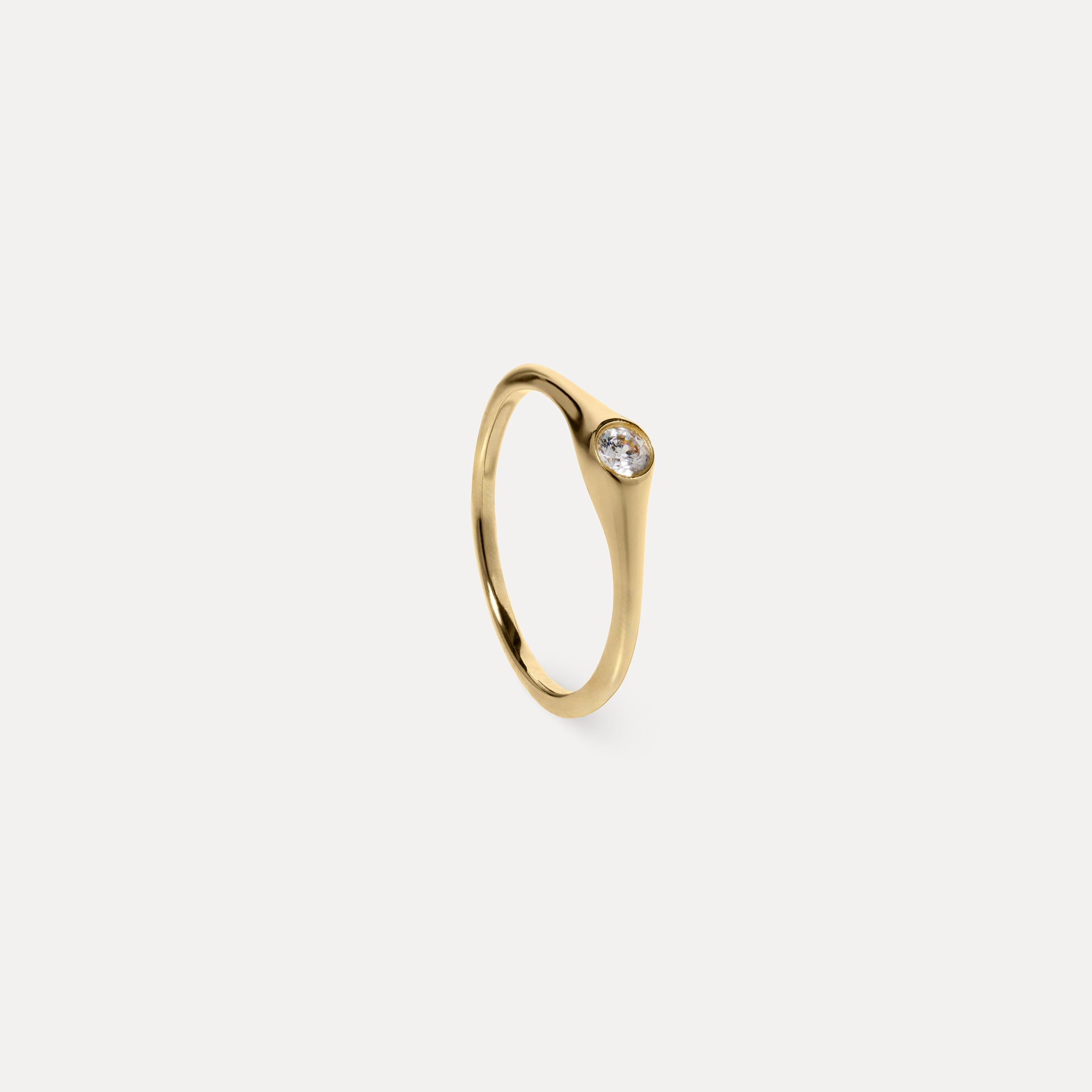 Diamond Lux Pinky Ring | 14k Gold