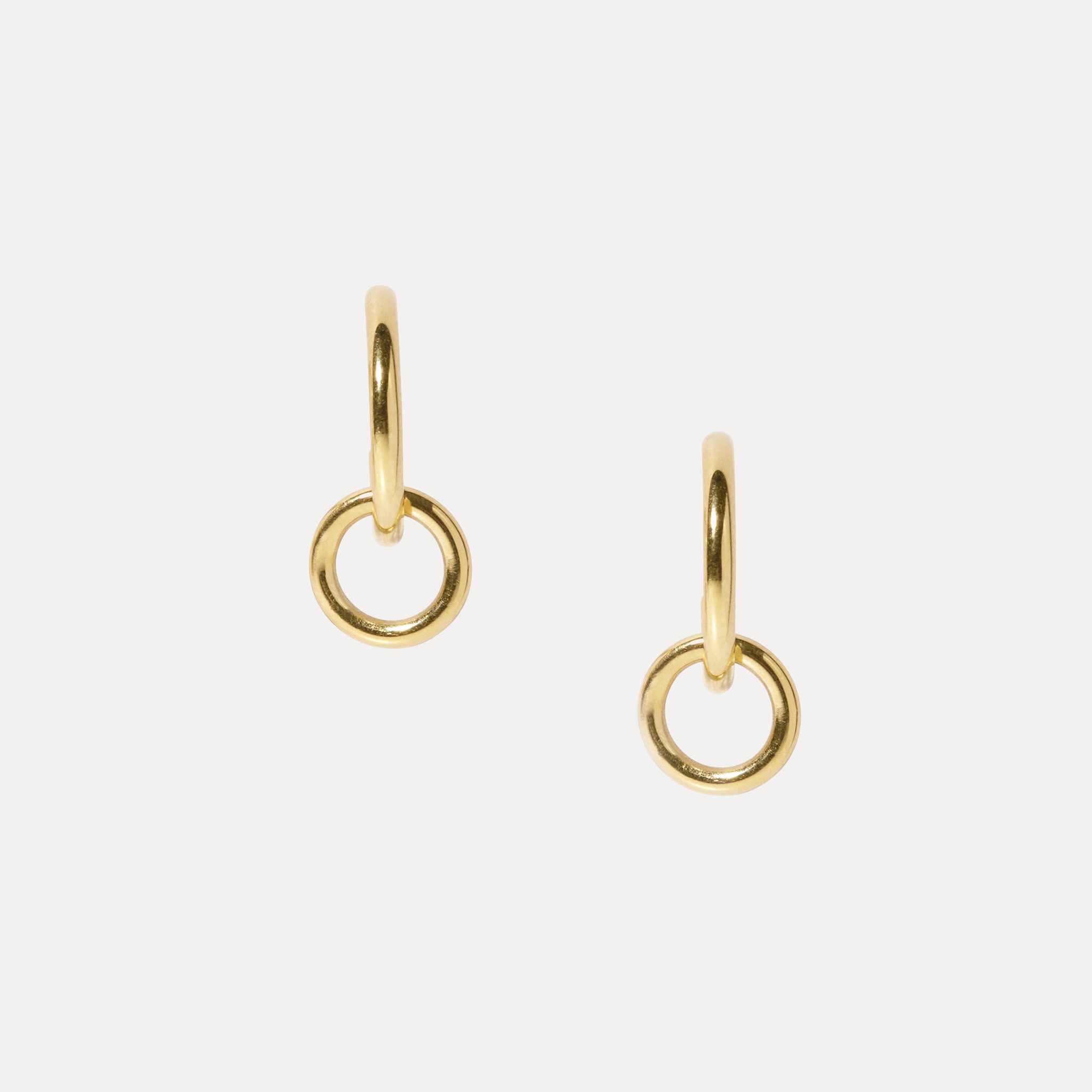 Duo Hoop Earrings | 14k Gold